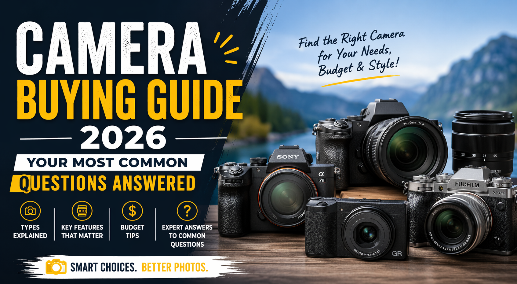 Camera Buying Guide 2026: Your Most Common Questions Answered