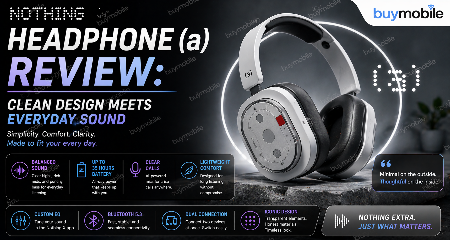 Nothing Headphone (a) Review: Clean Design Meets Everyday Sound