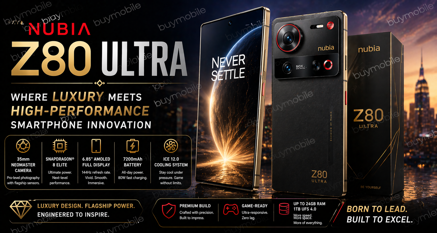 Nubia Z80 Ultra: Where Luxury Meets High-Performance Smartphone Innovation