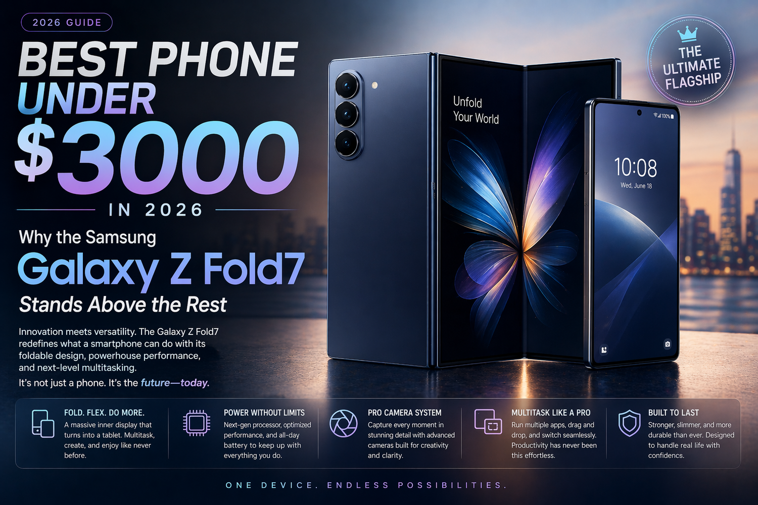 Best Phone Under $3000 in 2026: Why the Samsung Galaxy Z Fold7 Stands Above the Rest