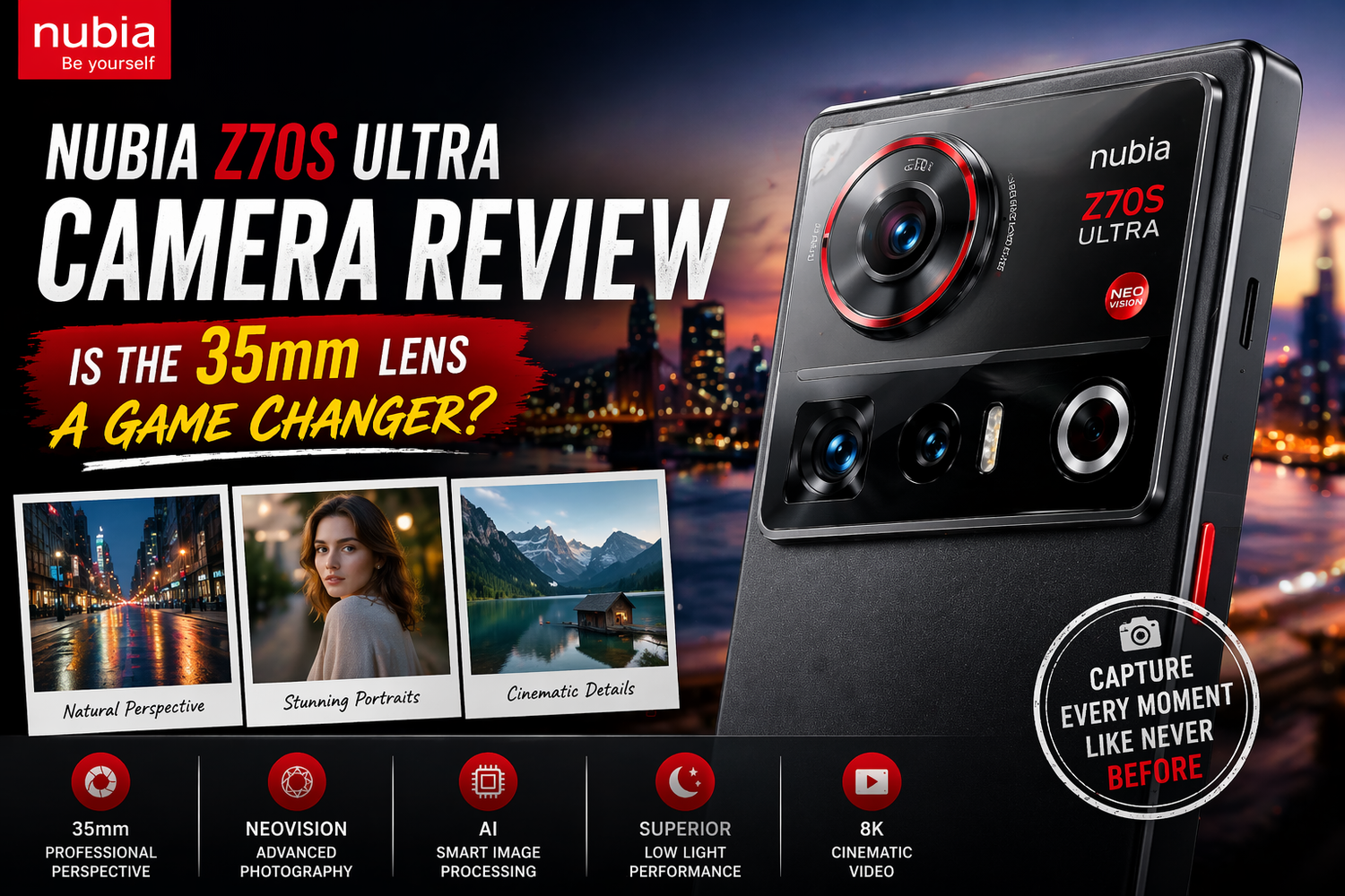 Nubia Z70S Ultra Camera Review: Is the 35mm Lens a Game Changer?