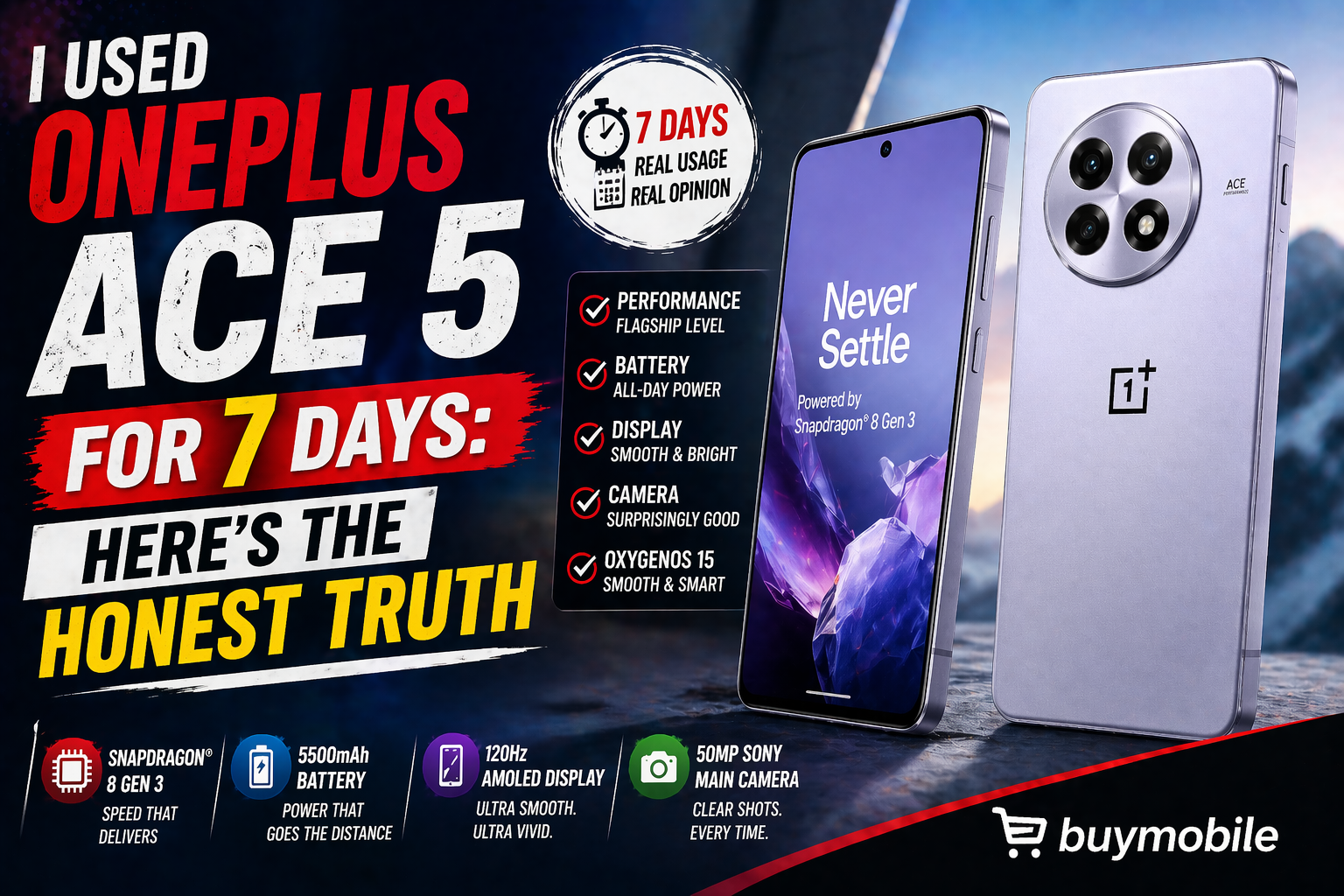 I Used OnePlus Ace 5 for 7 Days: Here’s the Honest Truth