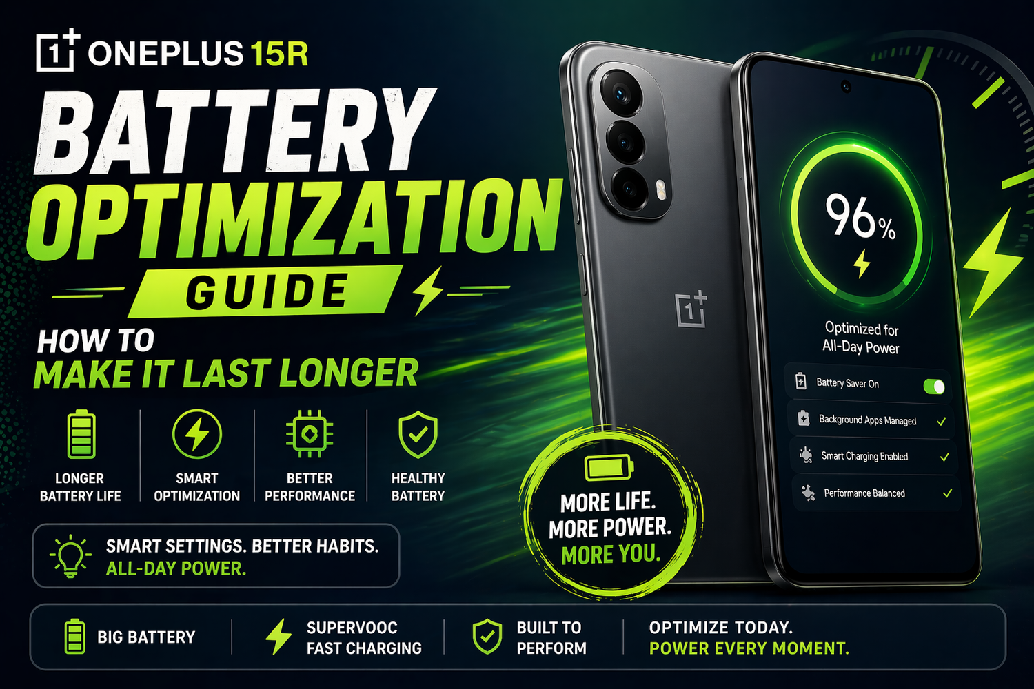 OnePlus 15R Battery Optimization Guide: How to Make It Last Longer