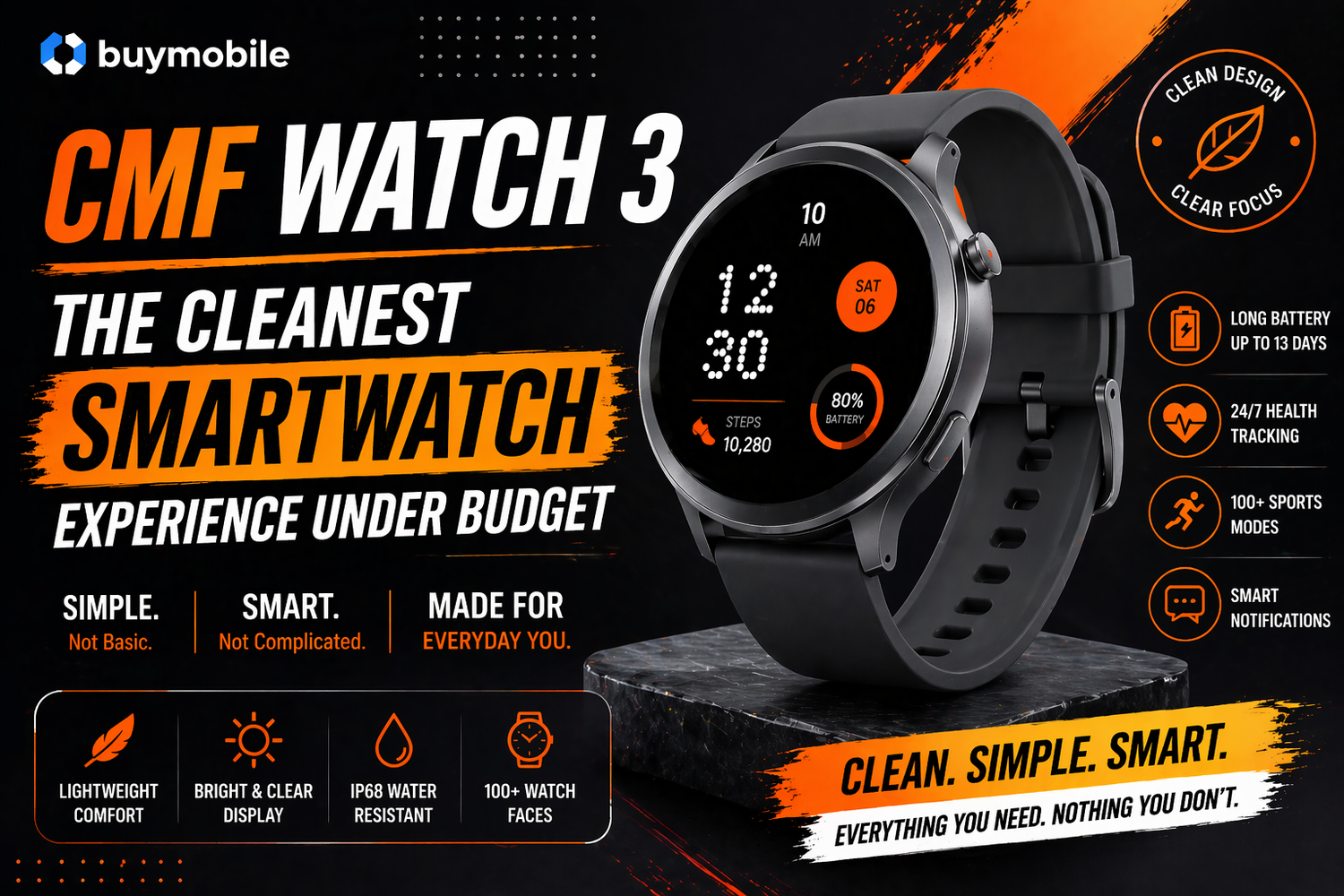 CMF Watch 3: The Cleanest Smartwatch Experience Under Budget