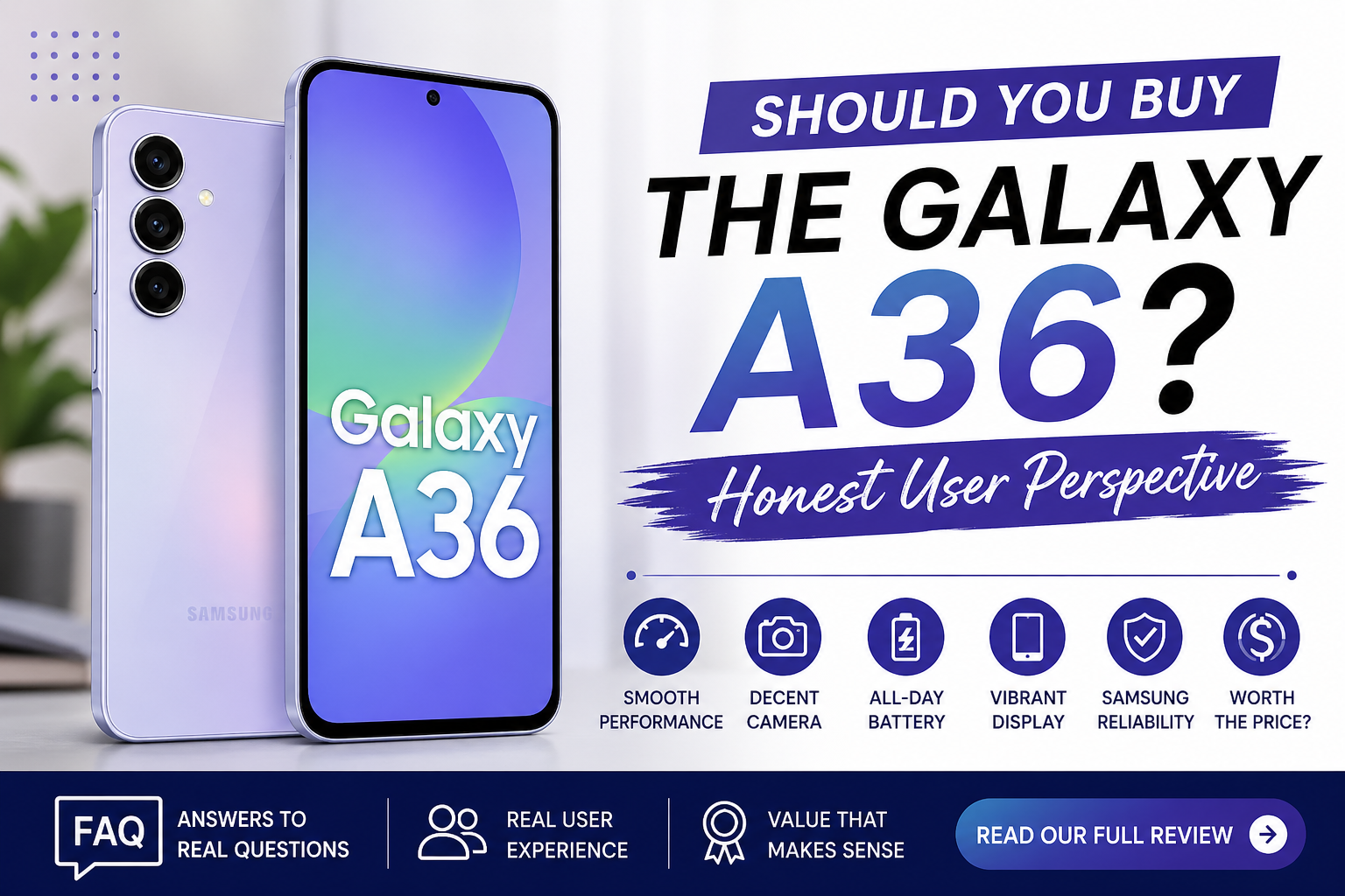 Should You Buy the Galaxy A36? Honest User Perspective