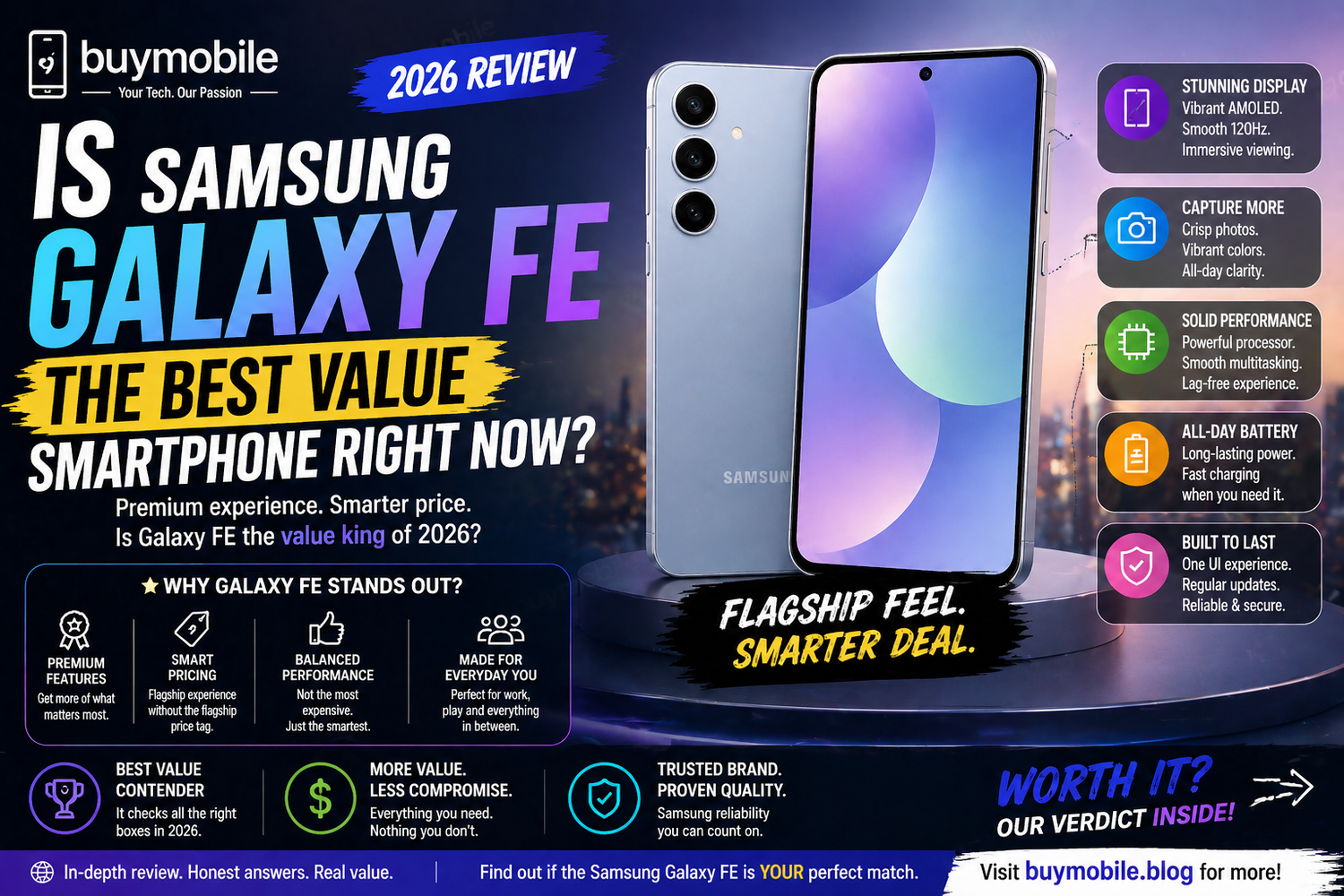Is Samsung Galaxy FE the Best Value Smartphone Right Now?