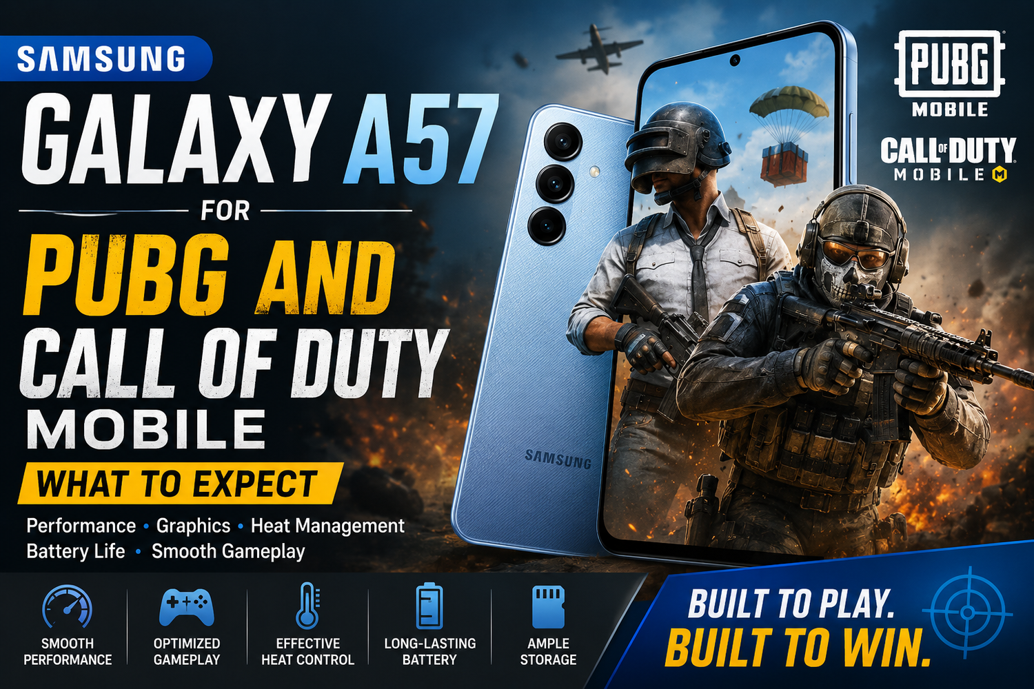 Samsung Galaxy A57 for PUBG and Call of Duty Mobile: What to Expect
