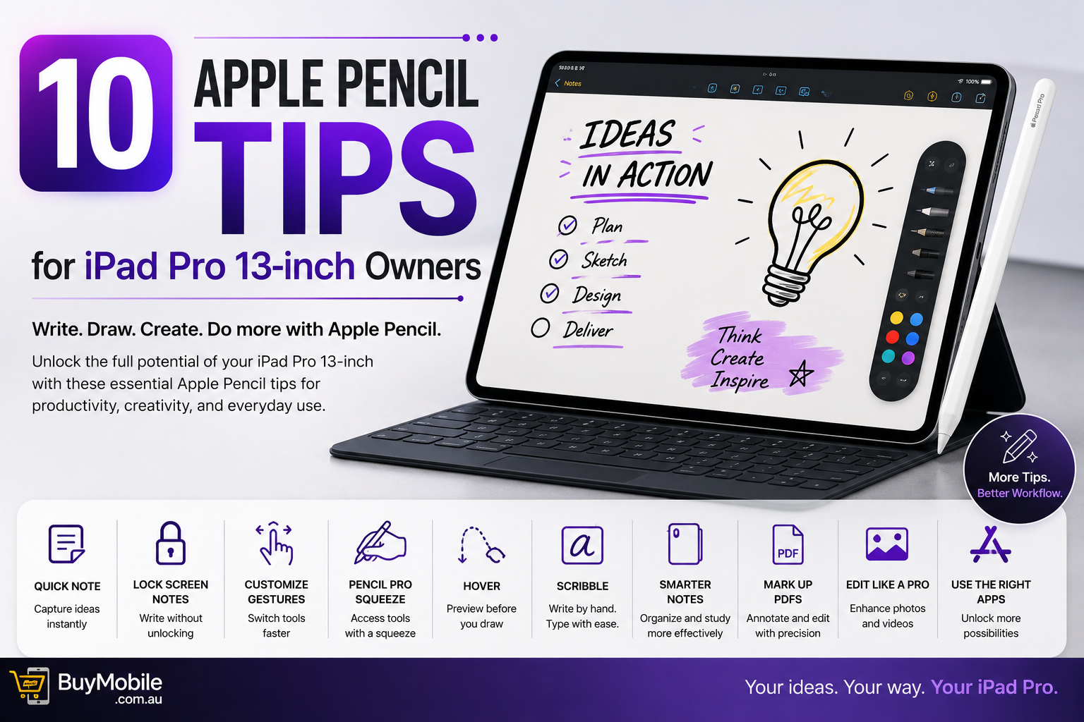 10 Apple Pencil Tips for iPad Pro 13-inch Owners
