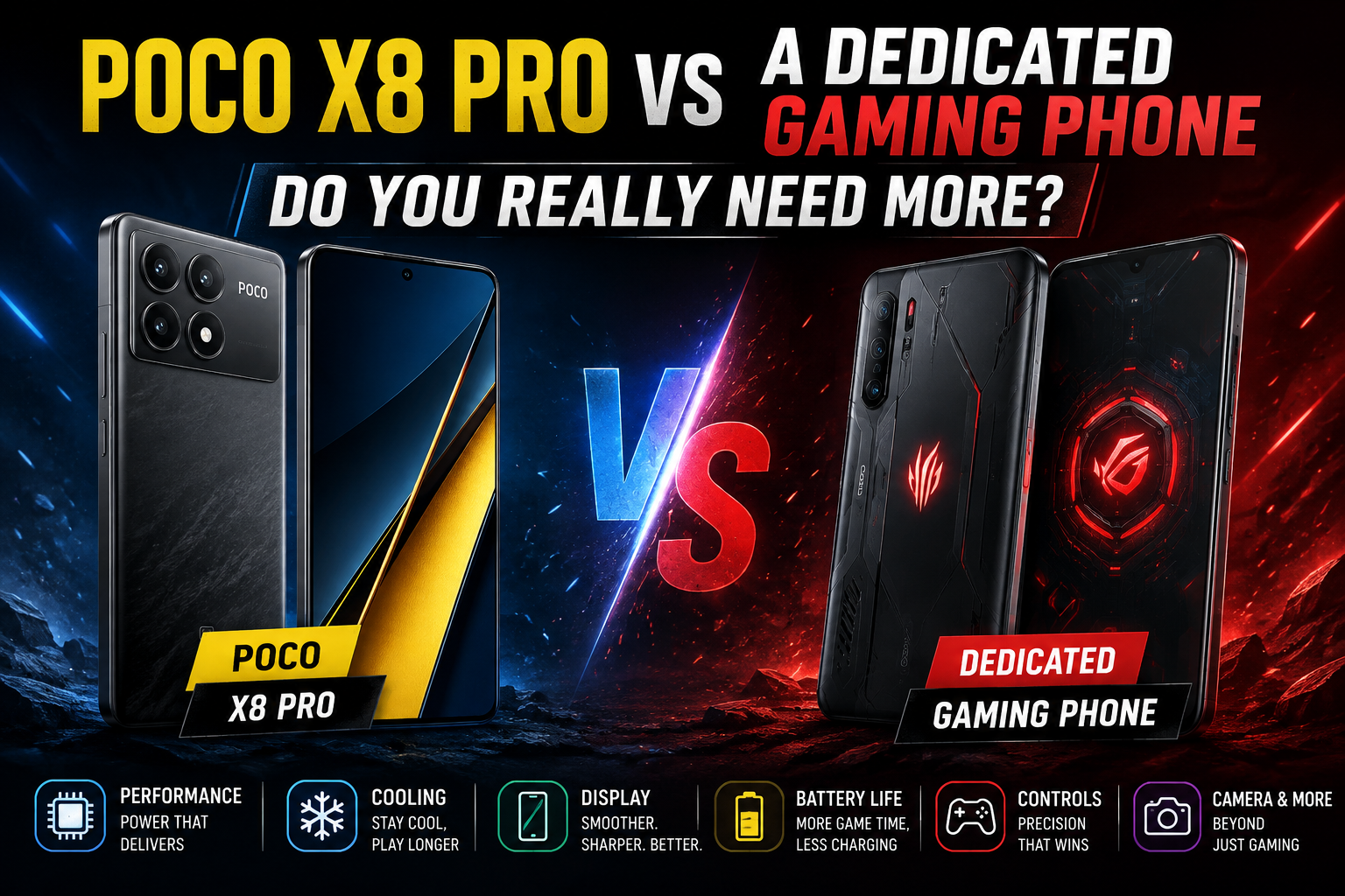 POCO X8 Pro vs a Dedicated Gaming Phone: Do You Really Need More?