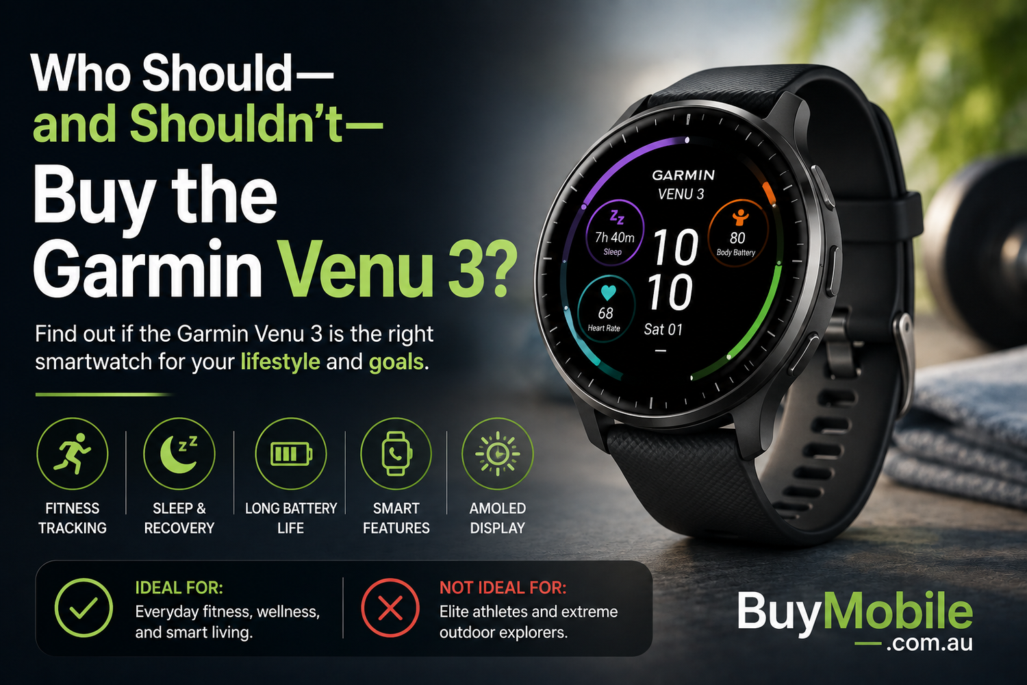 Who Should and Shouldn’t Buy the Garmin Venu 3?