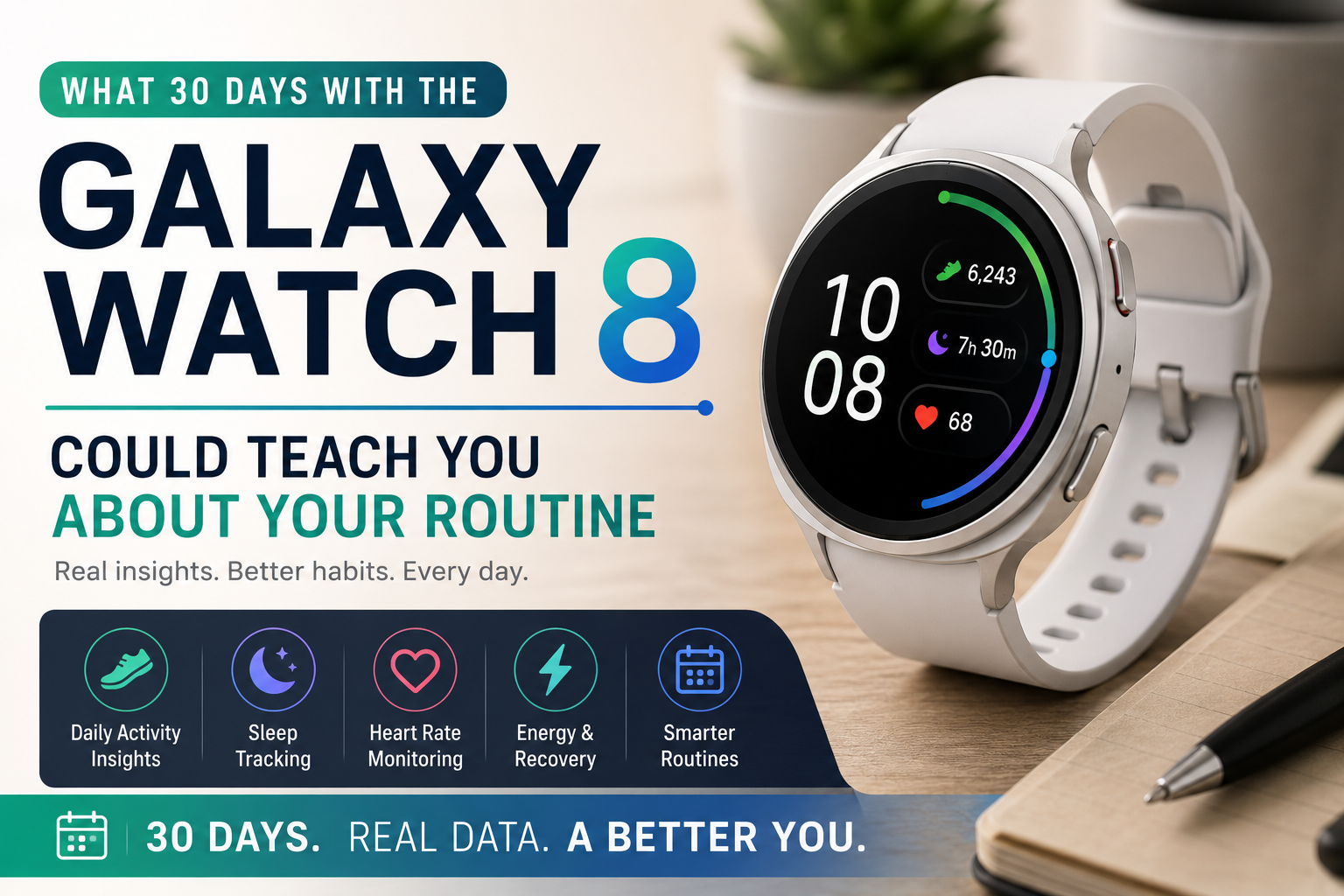 What 30 Days With the Galaxy Watch8 Could Teach You About Your Routine