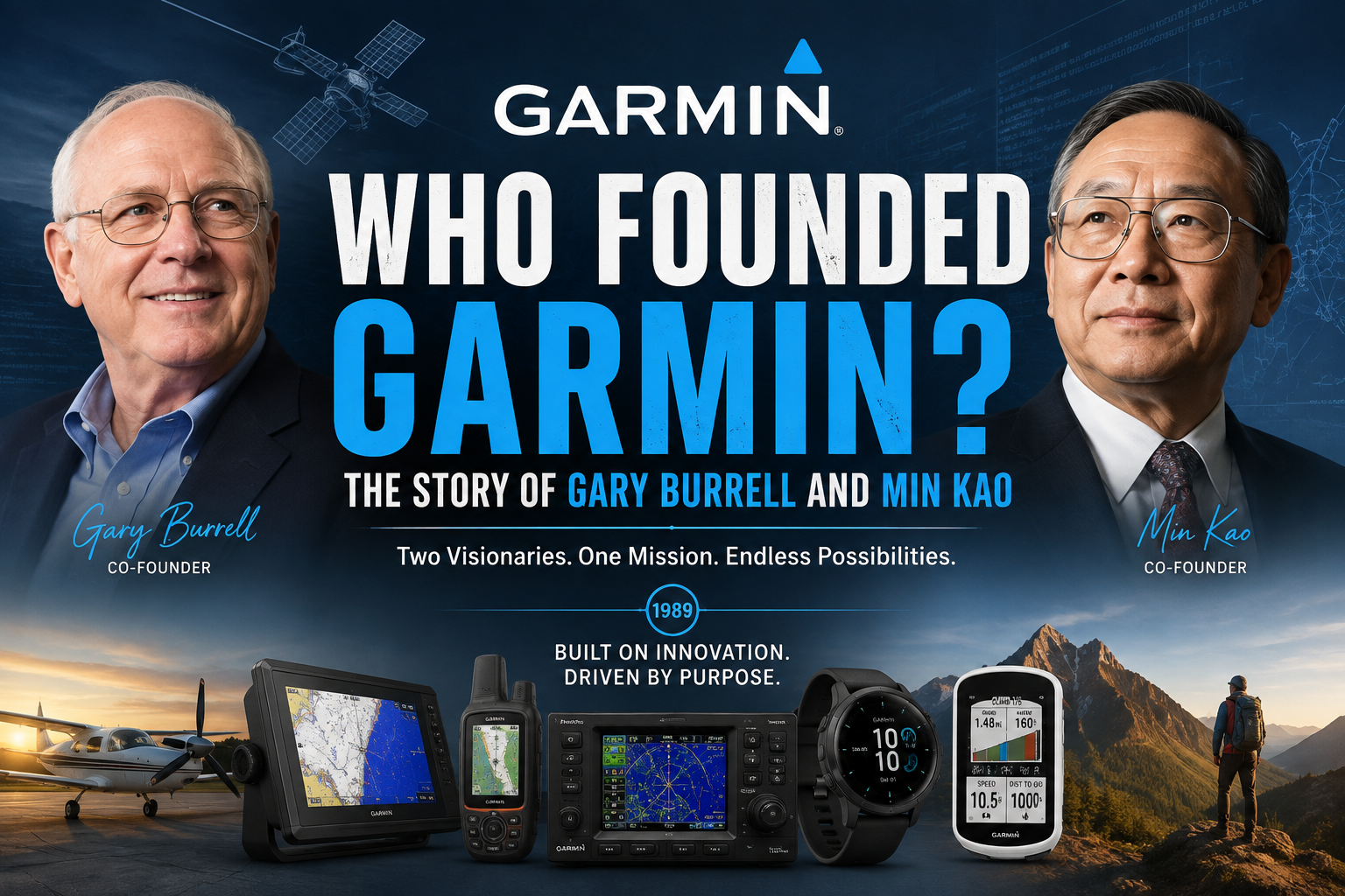 Who Founded Garmin? The Story of Gary Burrell and Min Kao