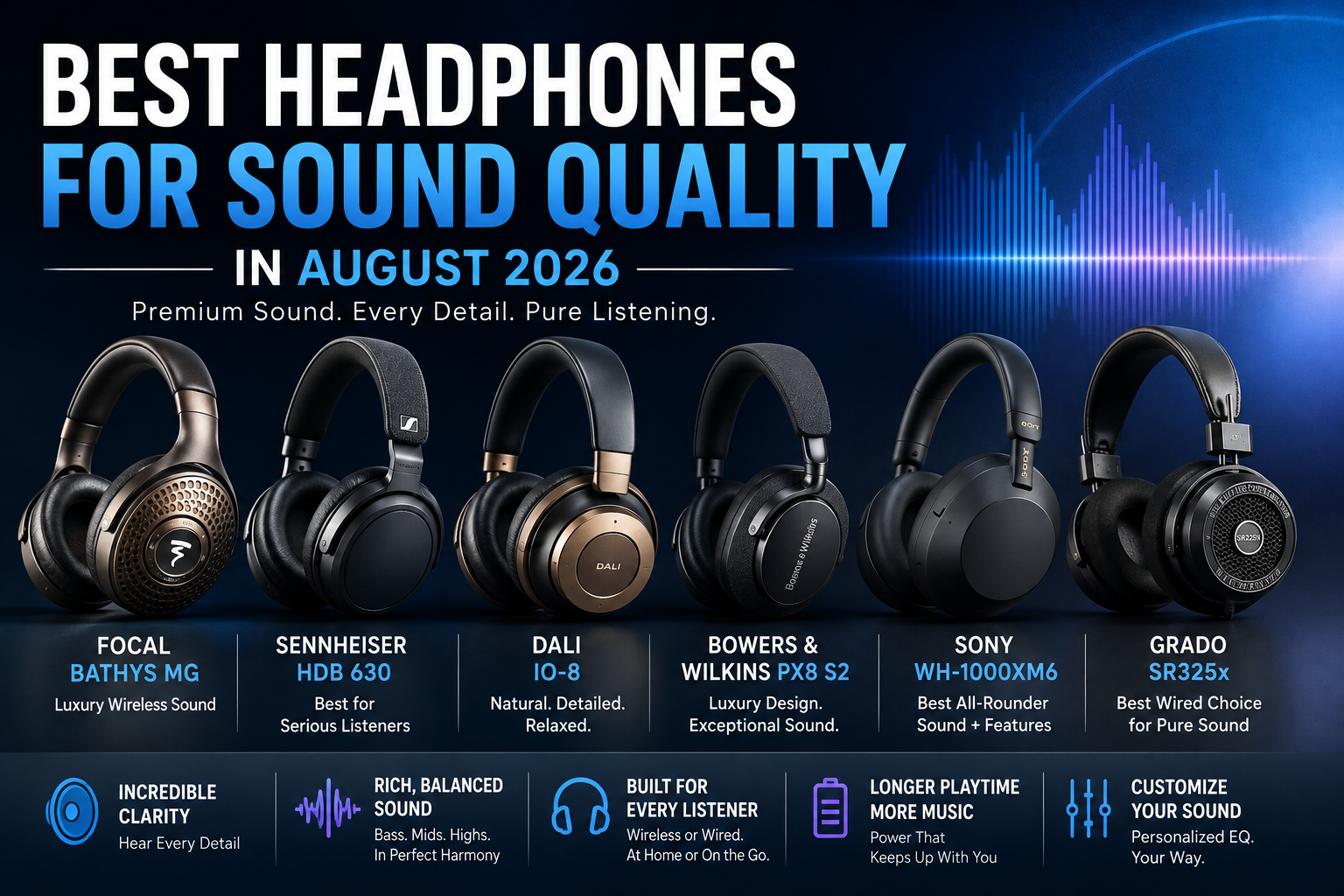Best Headphones for Sound Quality in August 2026