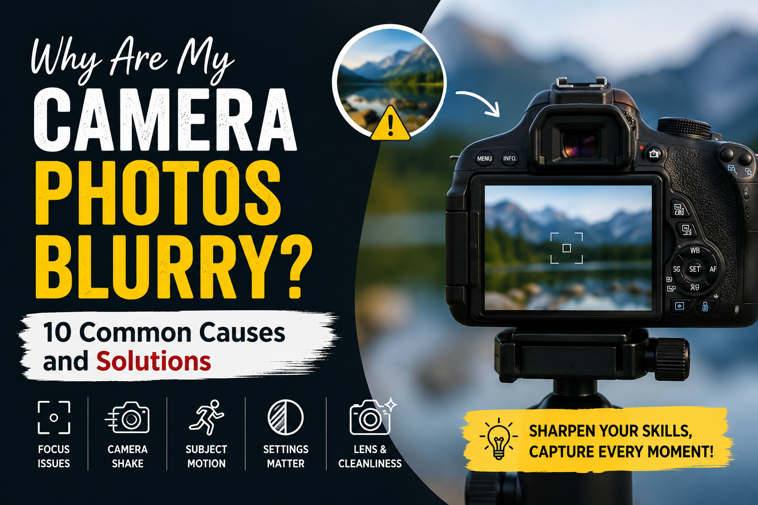 Why Are My Camera Photos Blurry? 10 Common Causes and Solutions