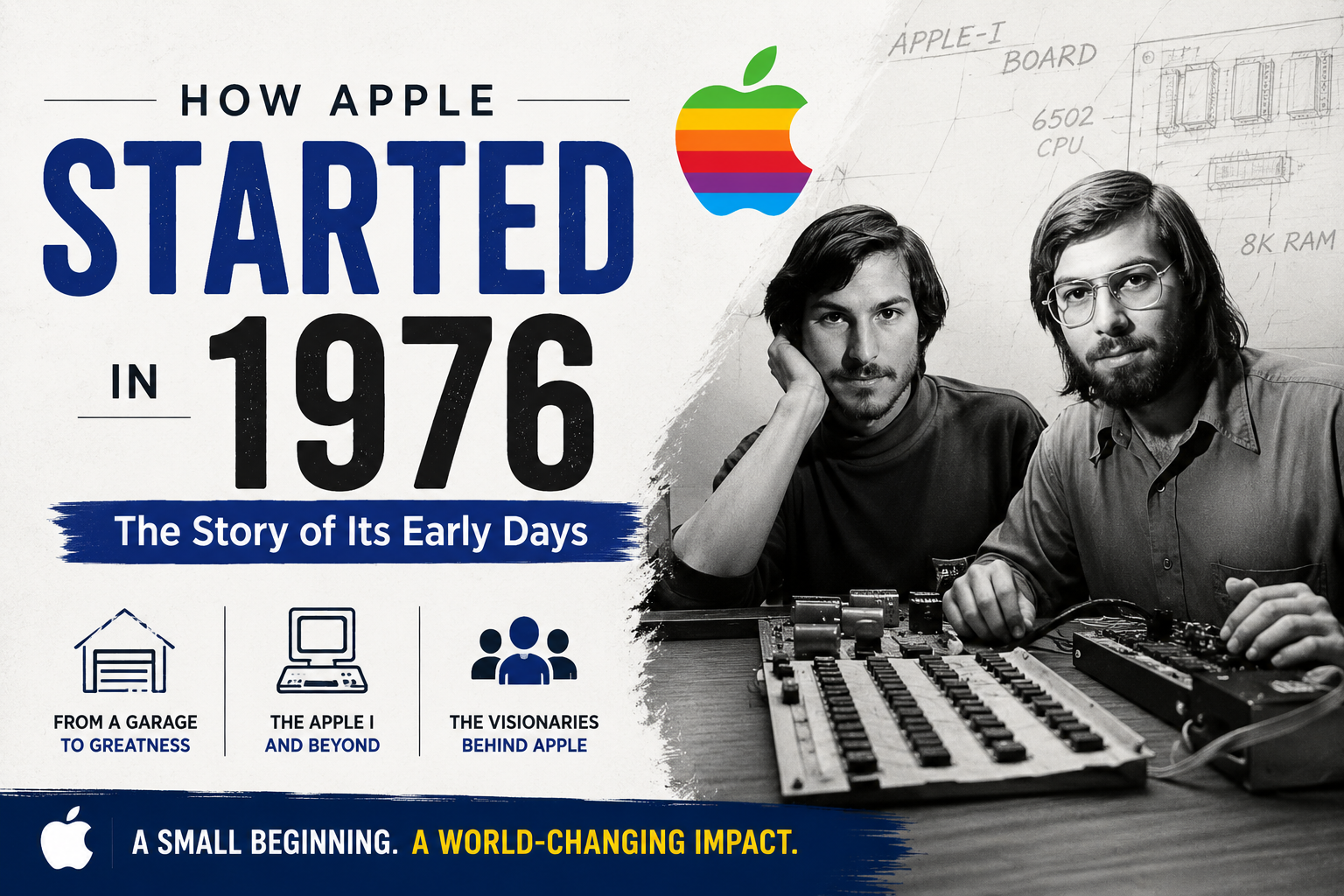 How Apple Started in 1976: The Story of Its Early Days