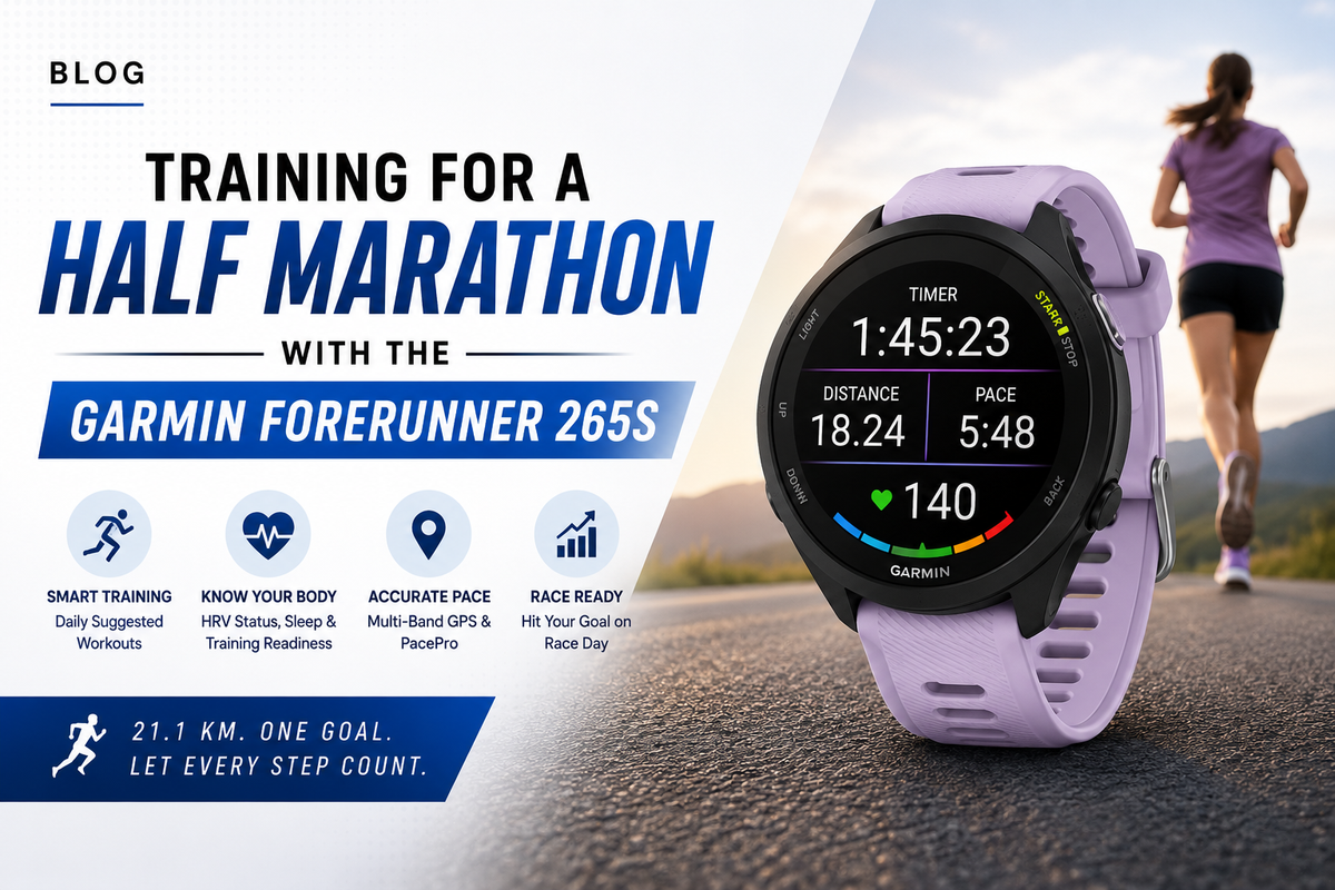 Training for a Half Marathon With the Garmin Forerunner 265S