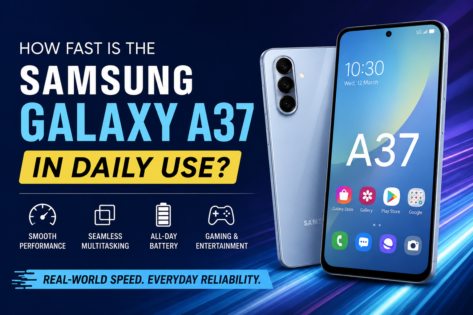 How Fast Is the Samsung Galaxy A37 in Daily Use?