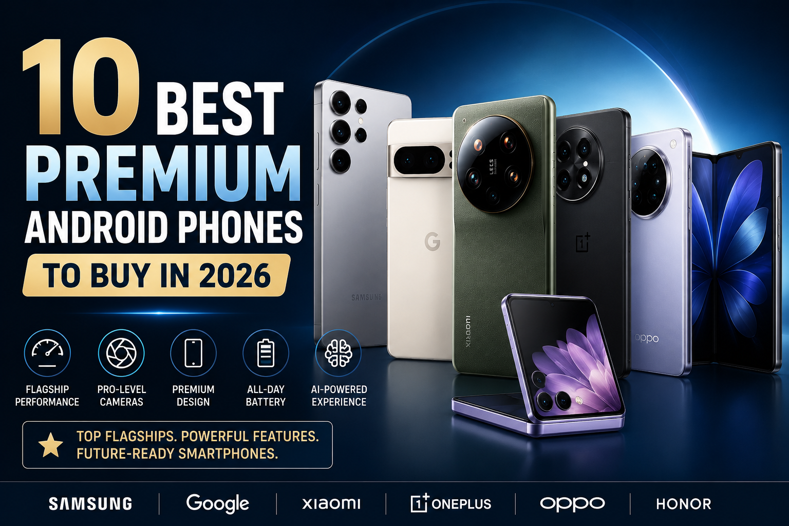 10 Best Premium Android Phones to Buy in 2026