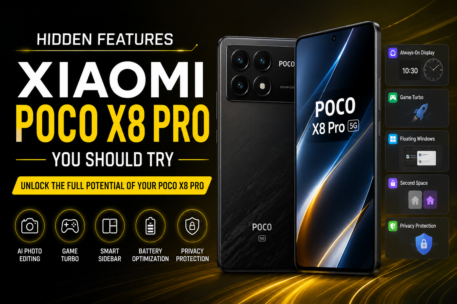 Hidden Features of the Xiaomi Poco X8 Pro You Should Try