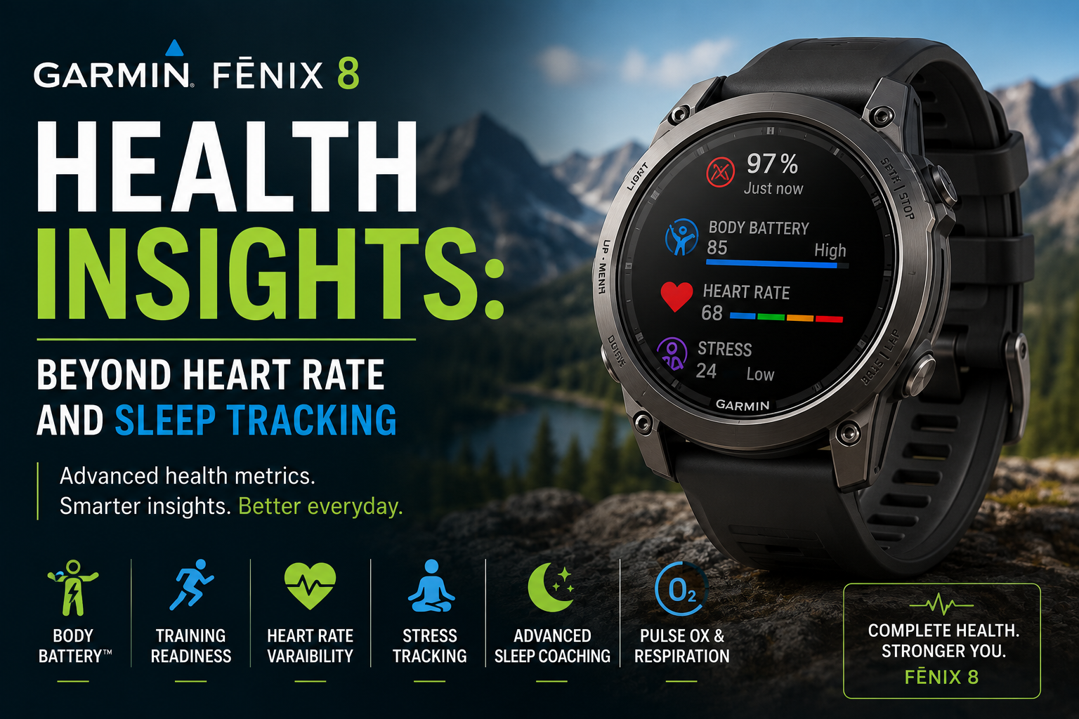 Garmin Fenix 8 Health Insights: Beyond Heart Rate and Sleep Tracking