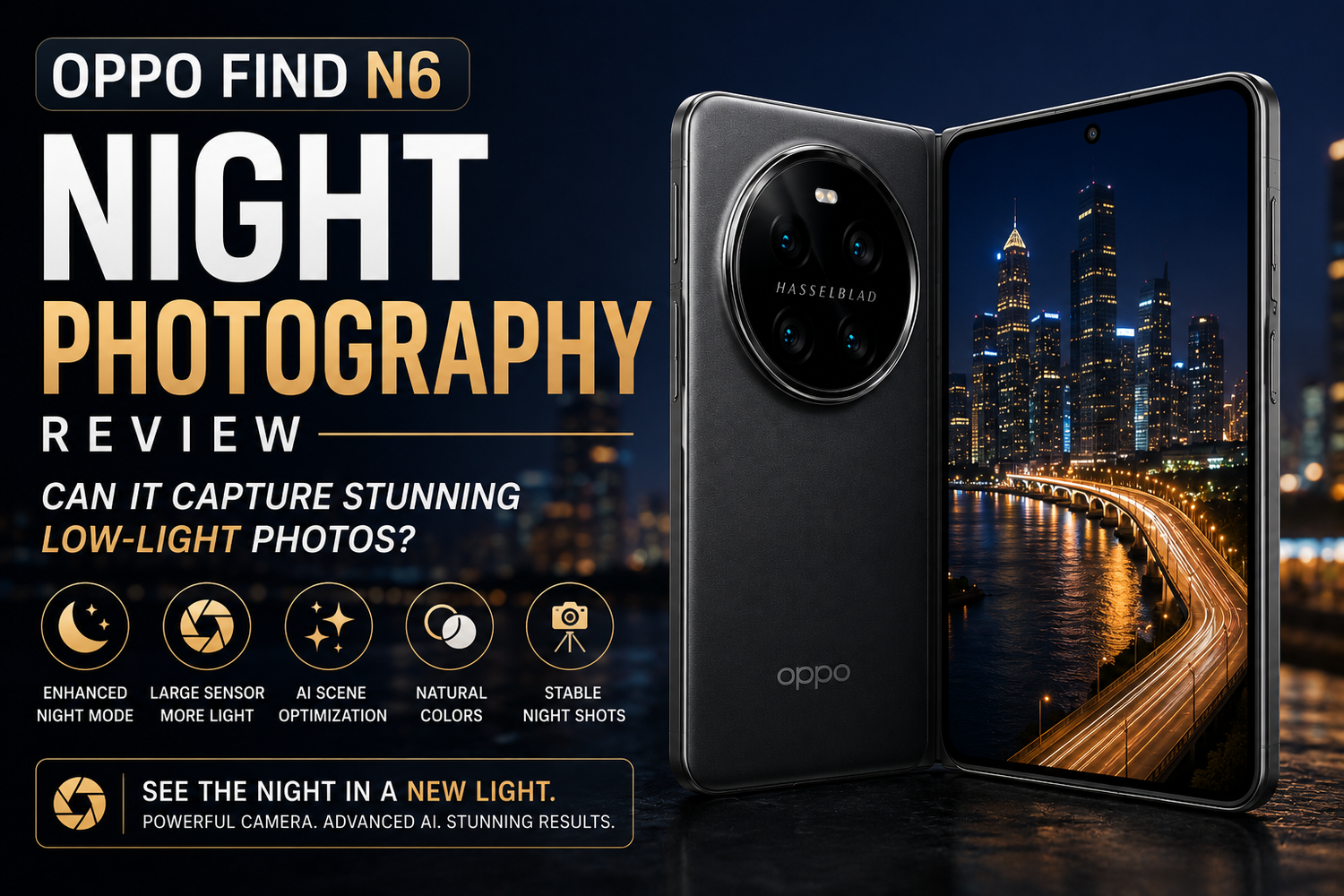 Oppo Find N6 Night Photography Review: Can It Capture Stunning Low-Light Photos?