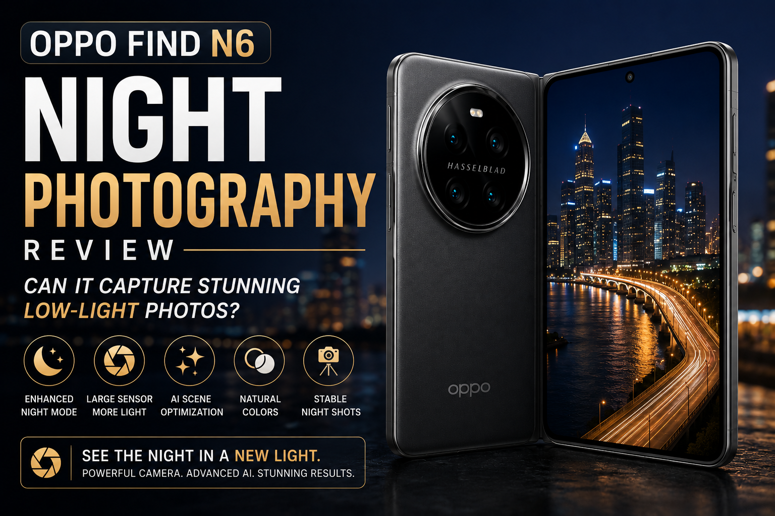 Oppo Find N6 Night Photography Review: Can It Capture Stunning Low-Light Photos?