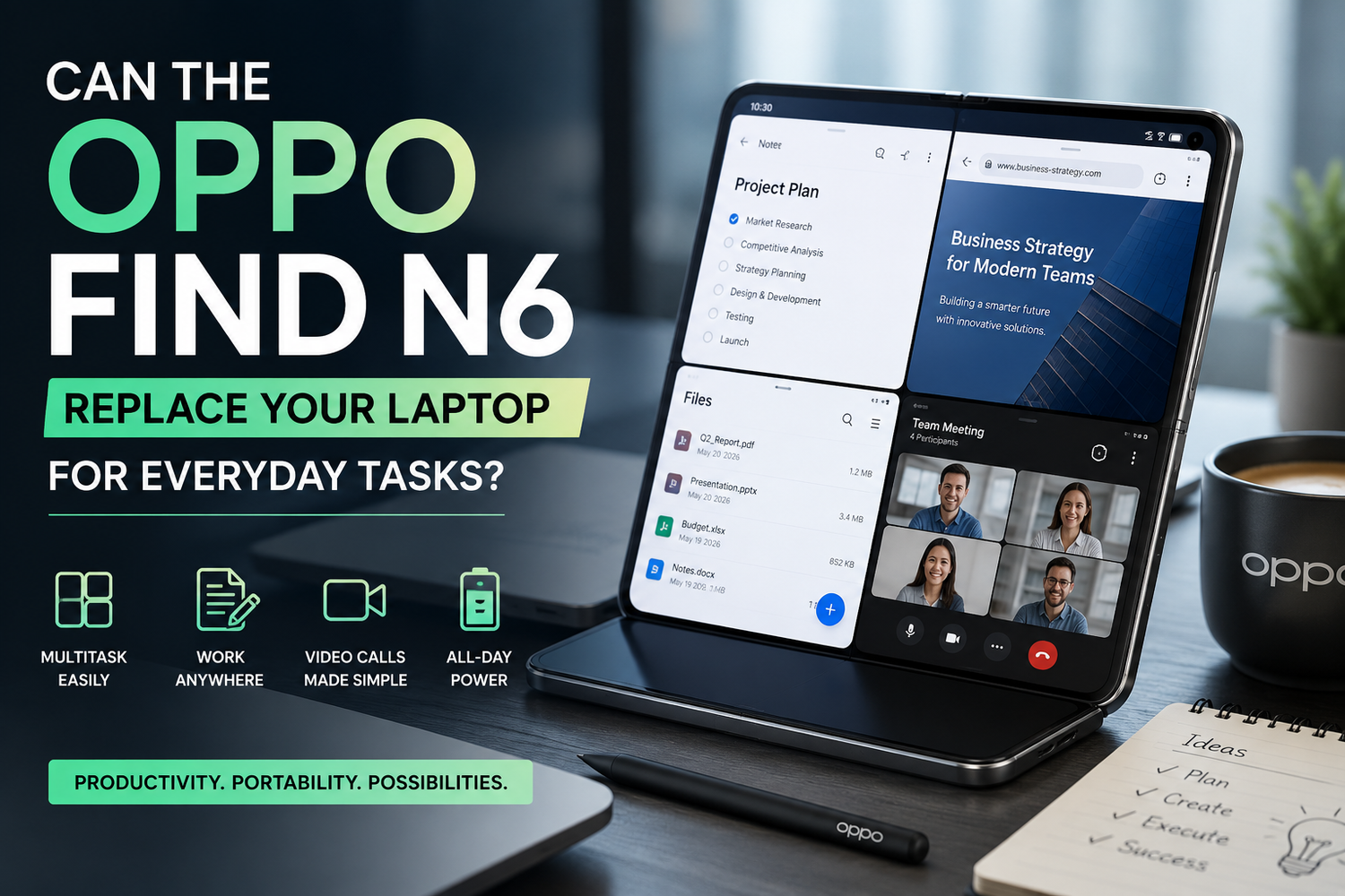 Can the Oppo Find N6 Replace Your Laptop for Everyday Tasks?