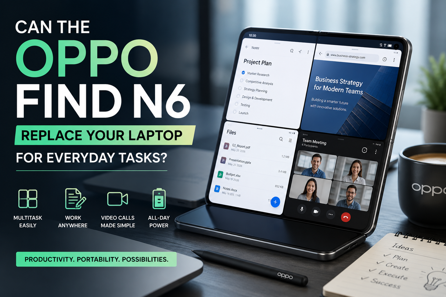 Can the Oppo Find N6 Replace Your Laptop for Everyday Tasks?