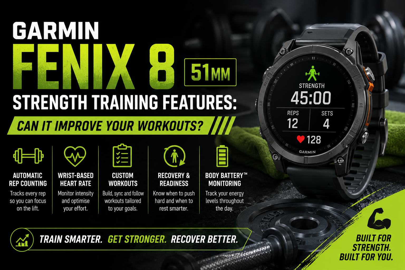 Garmin Fenix 8 51mm Strength Training Features: Can It Improve Your Workouts?