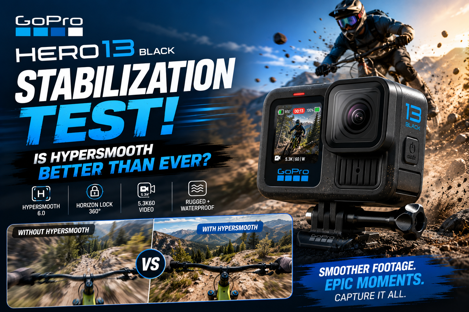 GoPro HERO13 Black Stabilization Test: Is HyperSmooth Better Than Ever?