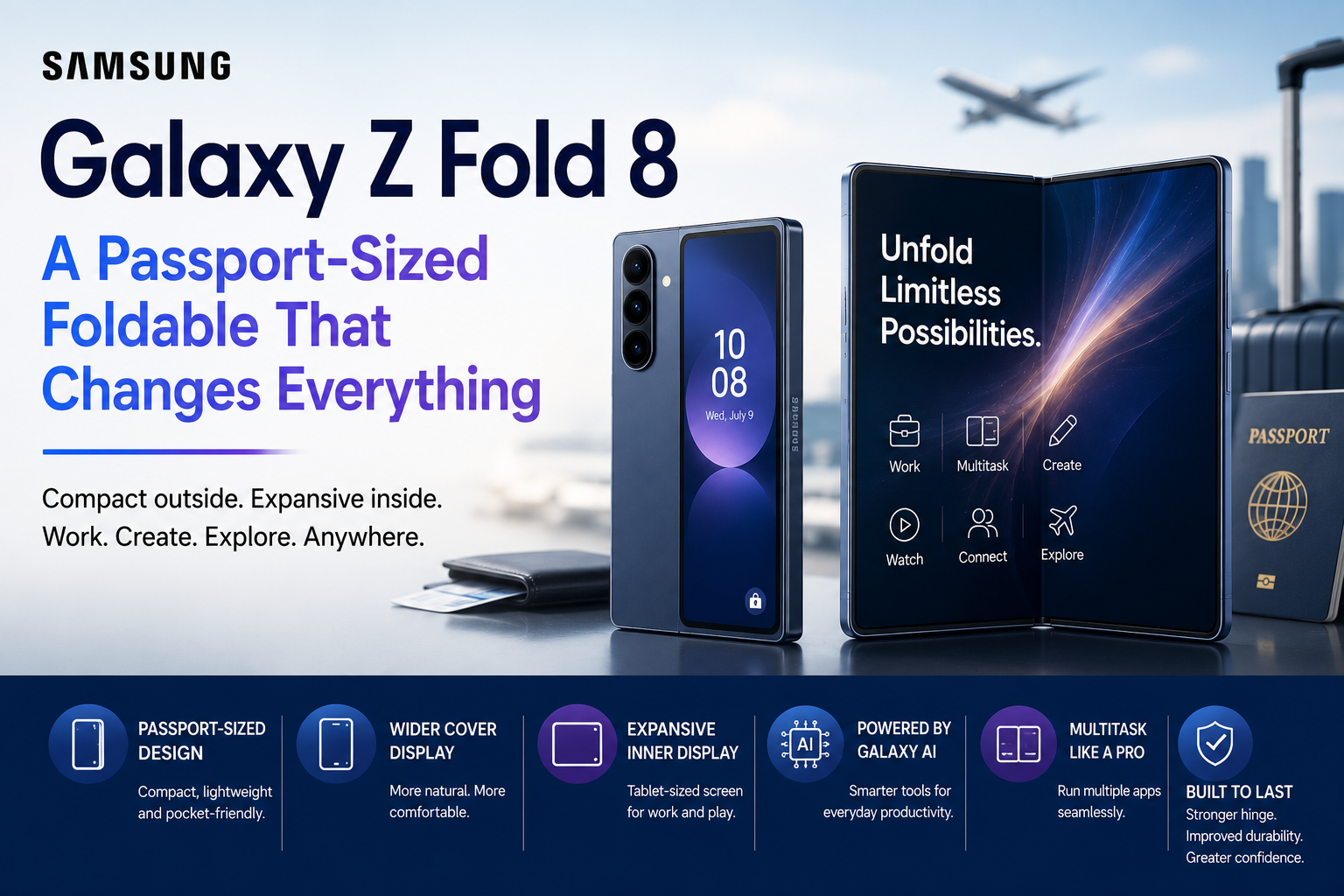 Samsung Galaxy Z Fold 8: A Passport-Sized Foldable That Changes Everything