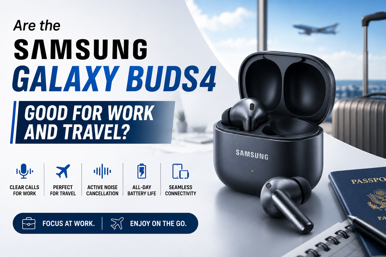 Are the Samsung Galaxy Buds4 Good for Work and Travel?