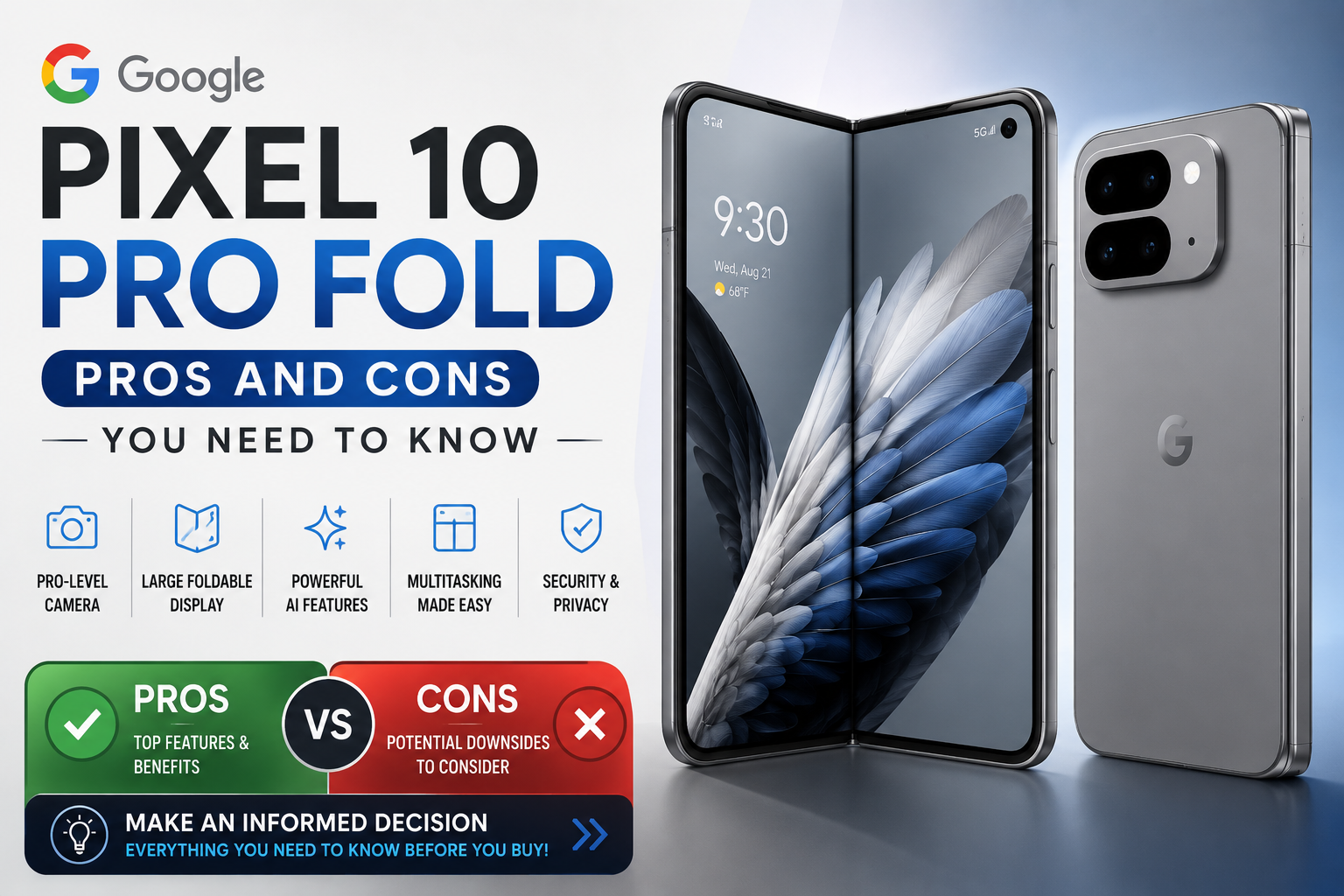Google Pixel 10 Pro Fold Pros and Cons You Need to Know