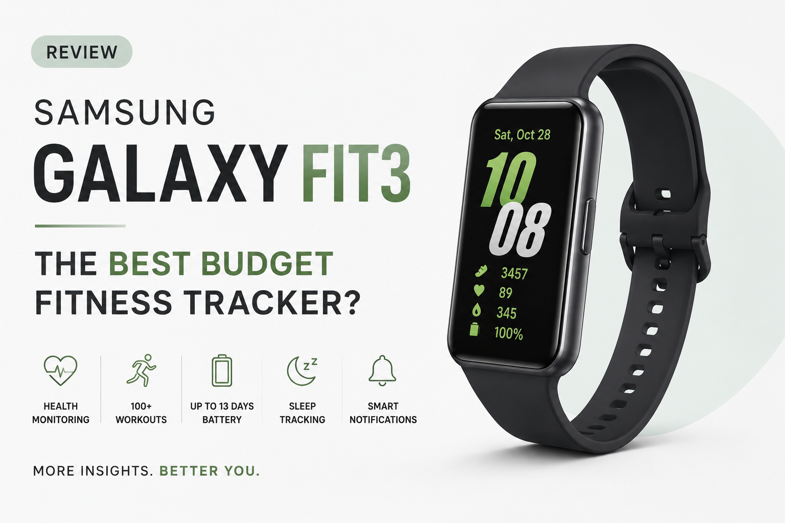 Samsung Galaxy Fit3 Review: The Best Budget Fitness Tracker? (FAQ Guide)