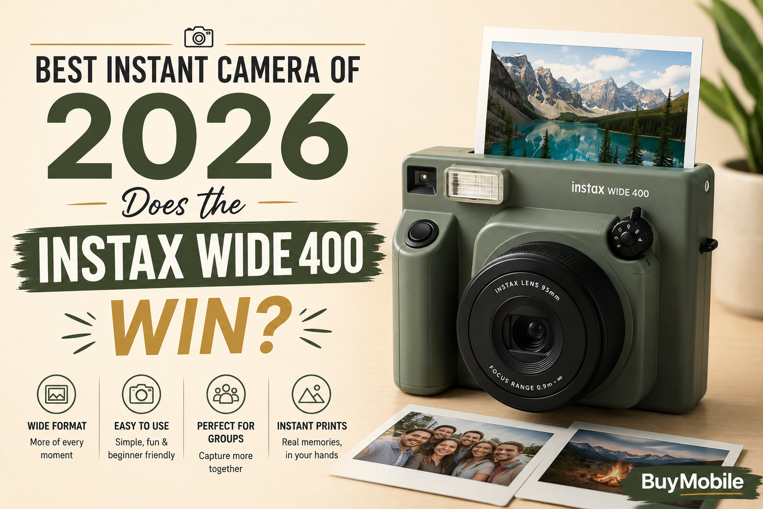 Best Instant Camera of 2026: Does the Instax Wide 400 Win?