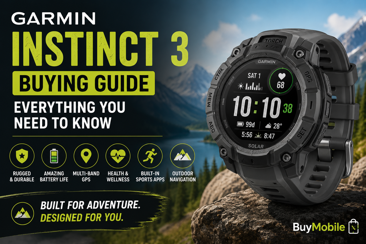 Garmin Instinct 3 Buying Guide: Everything You Need to Know