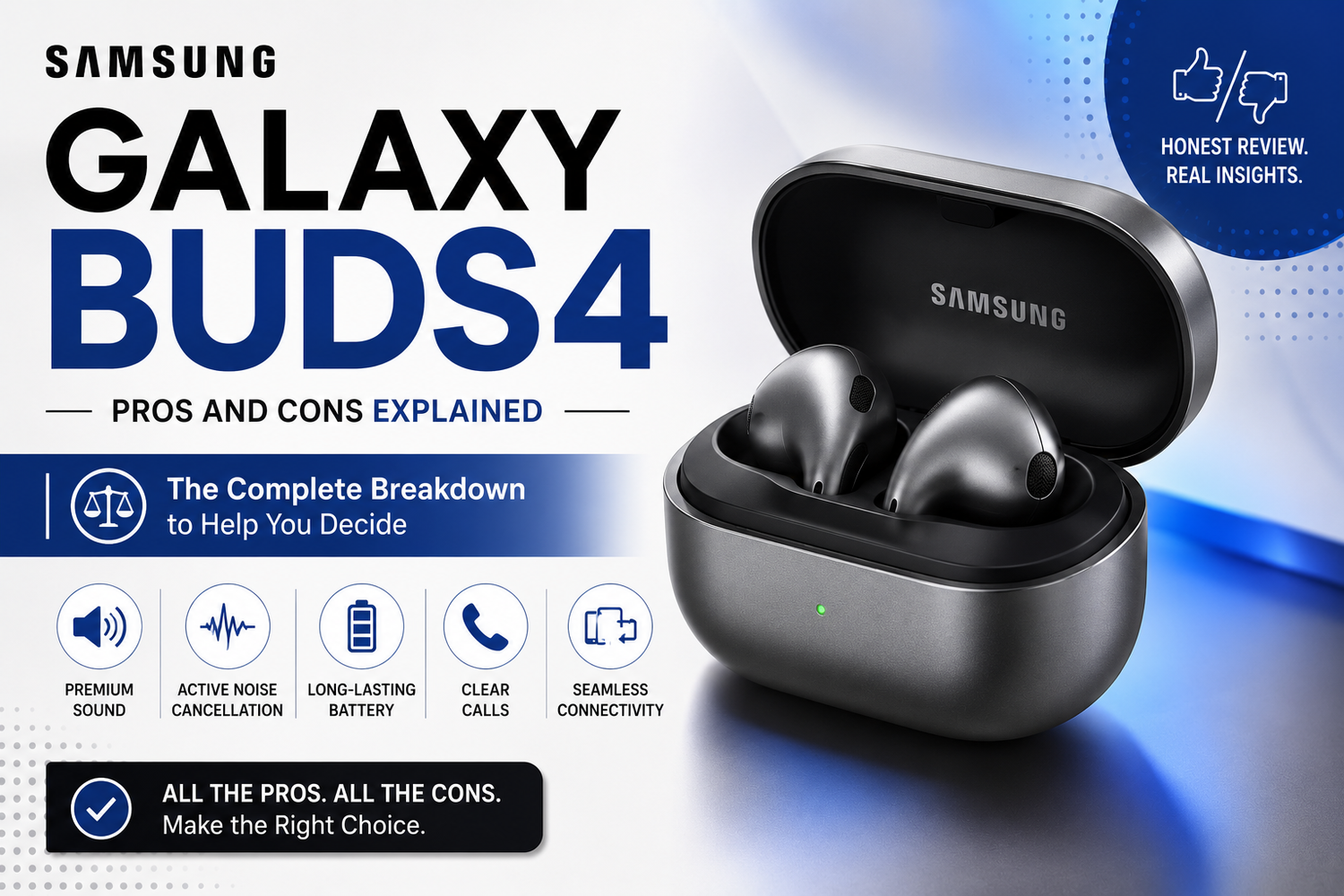 Samsung Galaxy Buds4 Pros and Cons Explained