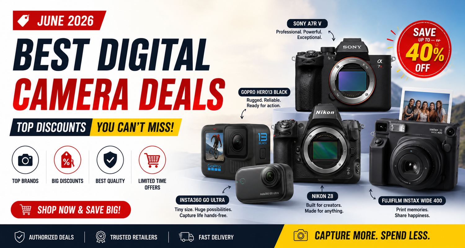 Best Digital Camera Deals of June 2026: Top Discounts YouBest Digital Camera Deals of June 2026: Top Discounts You Can't Miss Can't Miss
