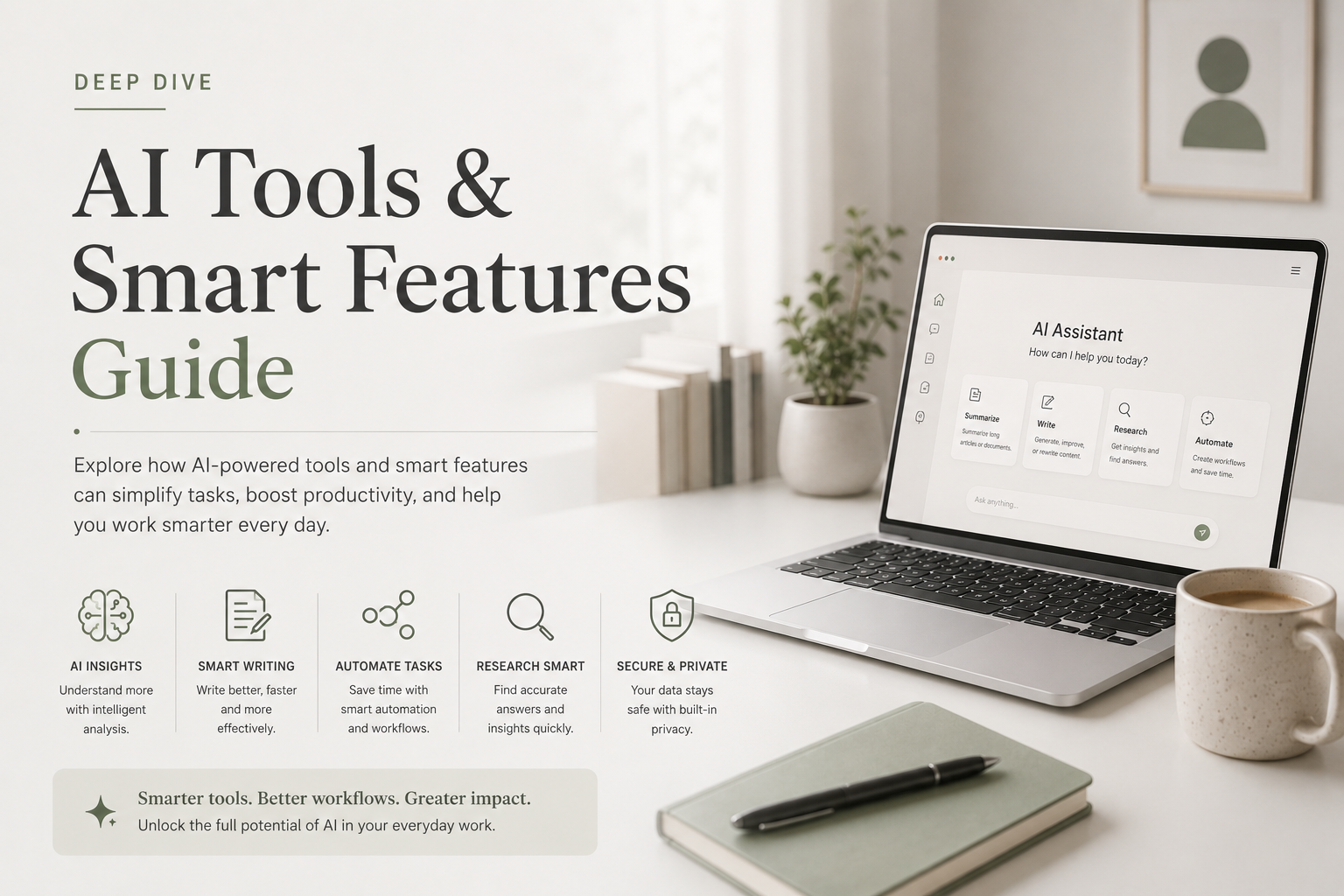 Deep Dive AI Tools and Smart Features Guide