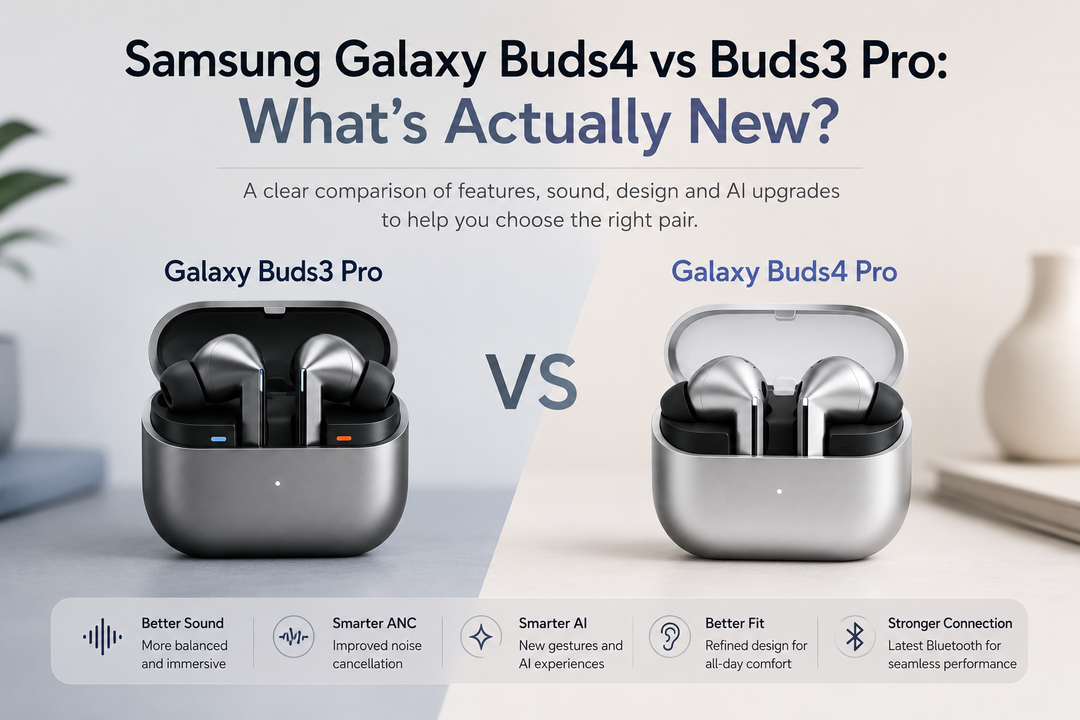 Samsung Galaxy Buds4 vs Buds3 Pro: What’s Actually New?