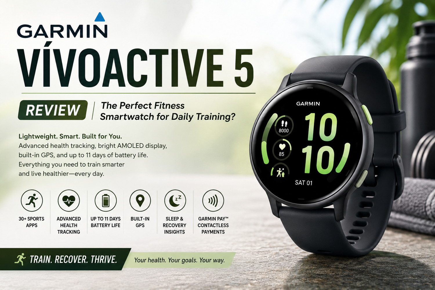 Garmin Vivoactive 5 Review: The Perfect Fitness Smartwatch for Daily Training?