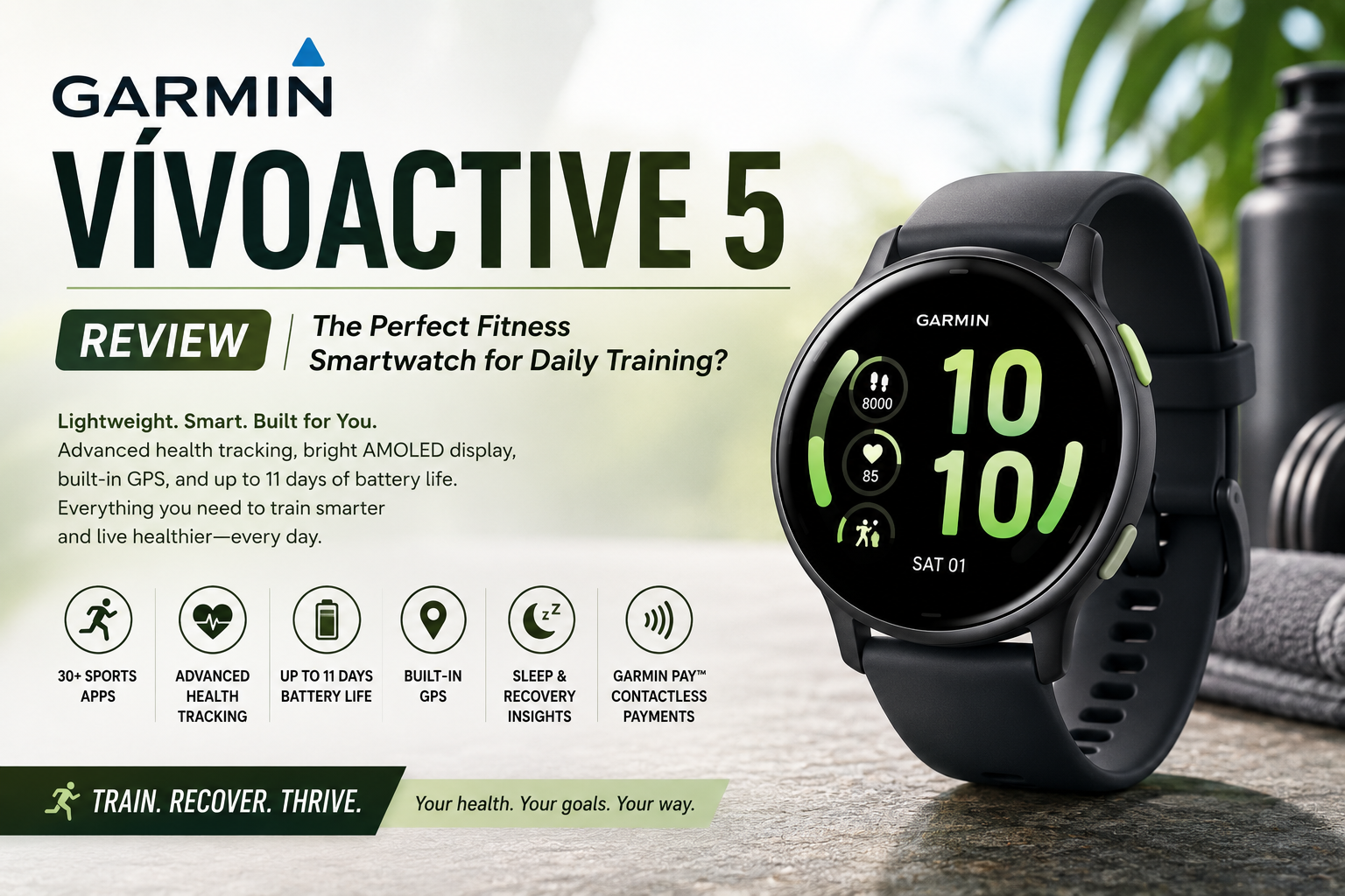 Garmin Vivoactive 5 Review: The Perfect Fitness Smartwatch for Daily Training?
