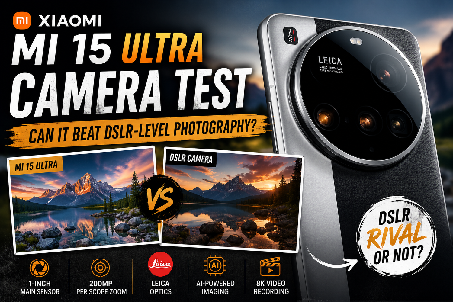 Xiaomi Mi 15 Ultra Camera Test: Can It Beat DSLR-Level Photography?