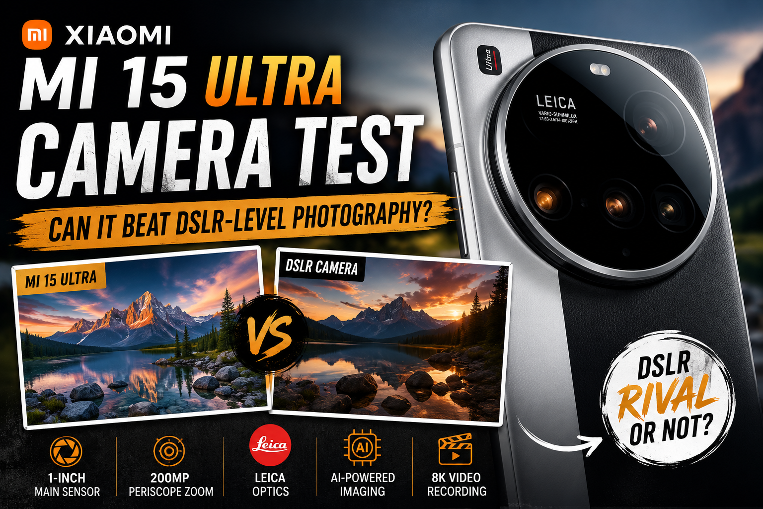 Xiaomi Mi 15 Ultra Camera Test: Can It Beat DSLR-Level Photography?
