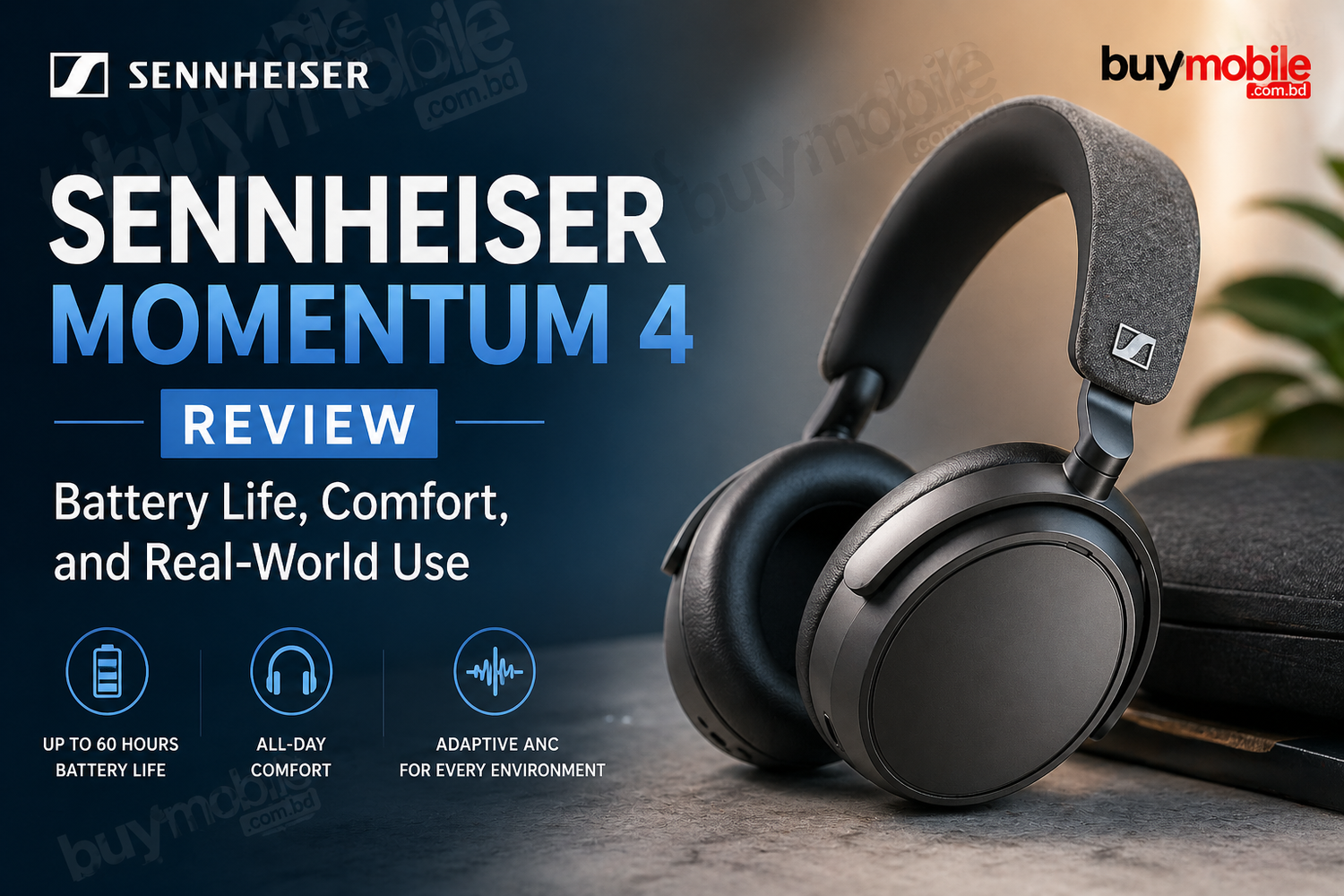 Sennheiser Momentum 4 Review: Battery Life, Comfort, and Real-World Use