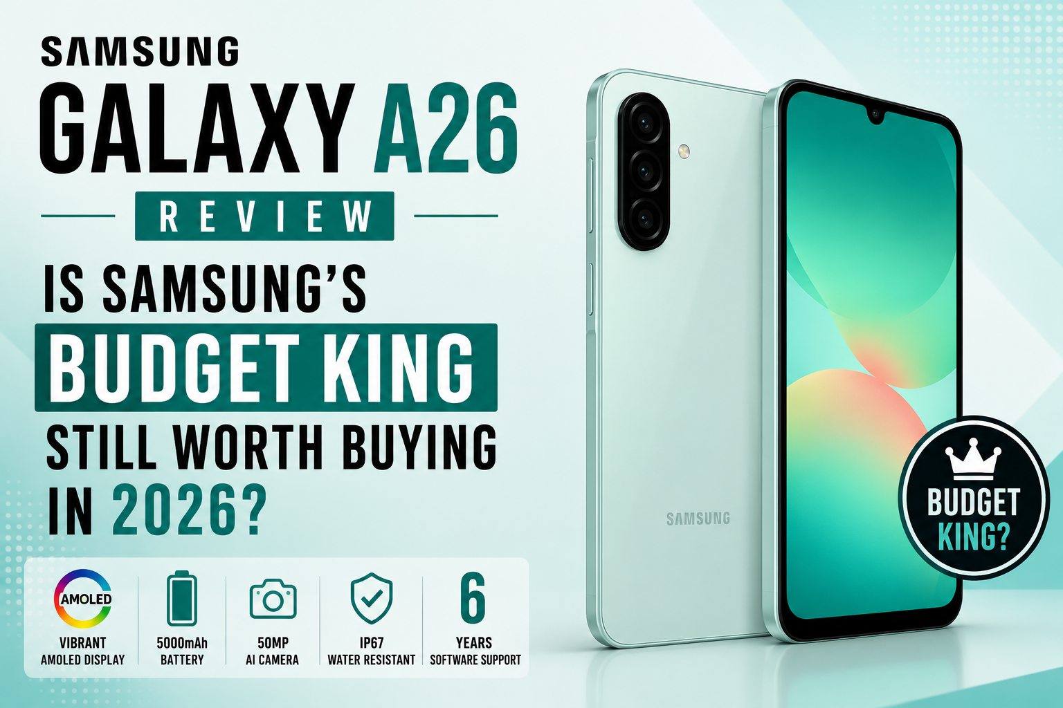Samsung Galaxy A26 Review: Is Samsung’s Budget King Still Worth Buying in 2026?
