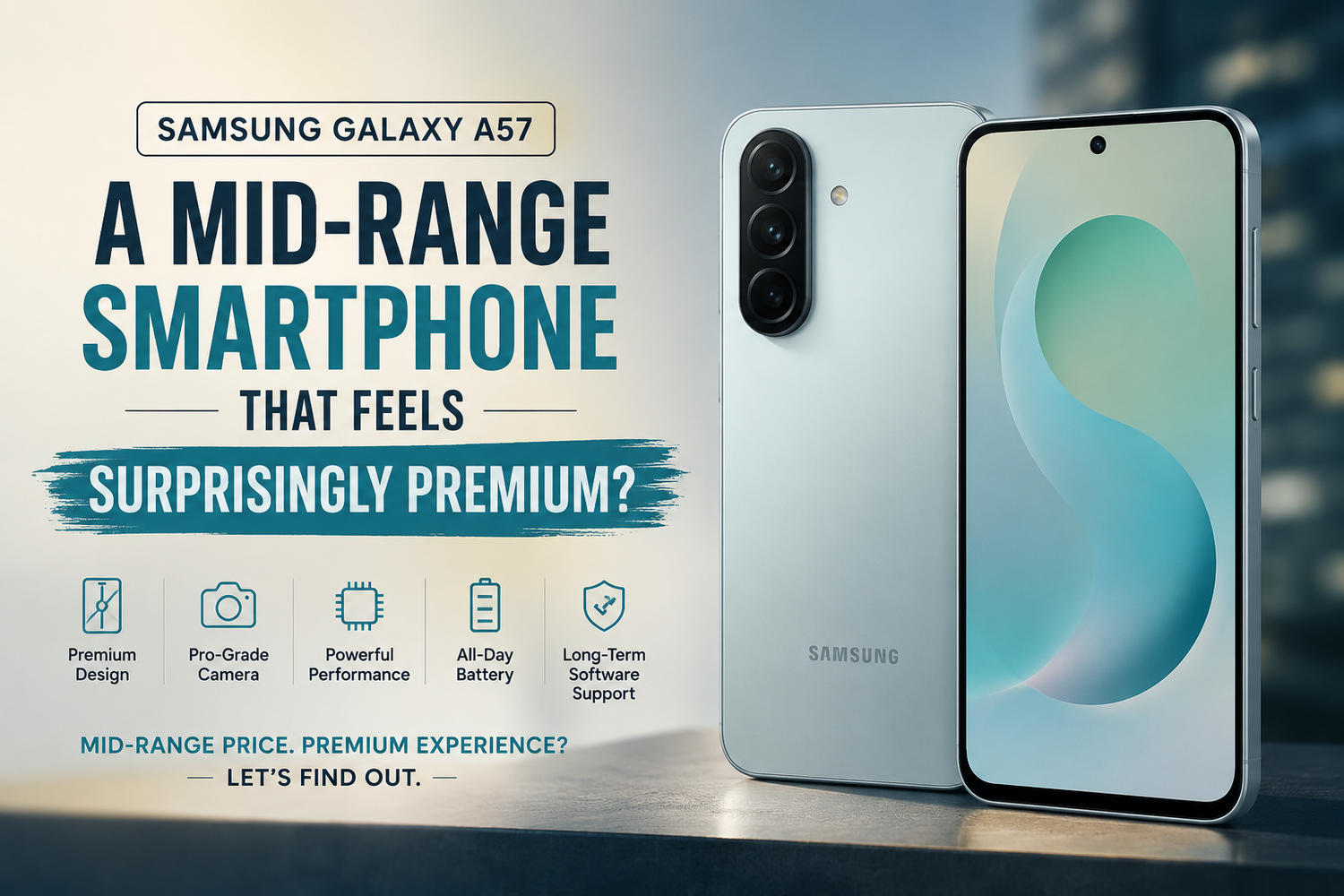 Is  A57 Samsung  a Mid-Range Smartphone That Feels Surprisingly Premium?