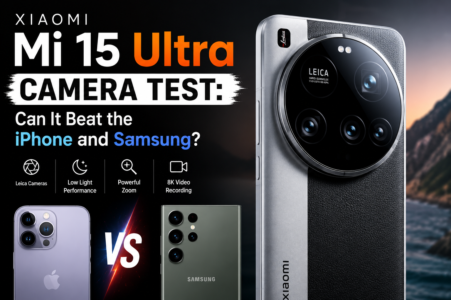 Xiaomi Mi 15 Ultra Camera Test: Can It Beat the iPhone and Samsung?
