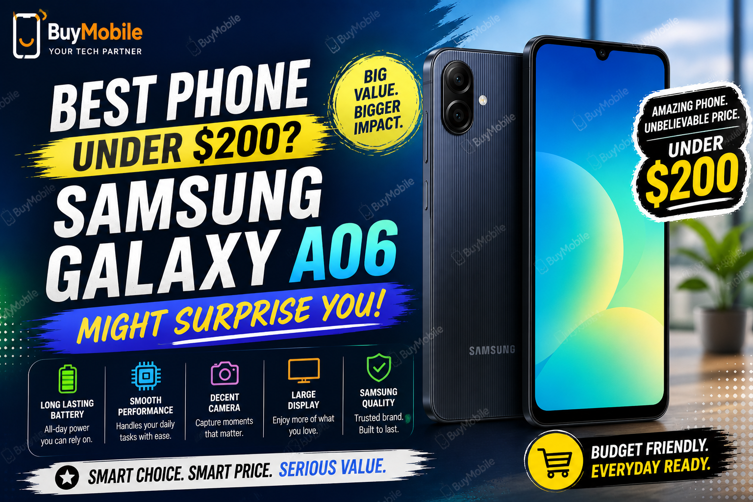 Best Phone Under $200? Samsung Galaxy A06 Might Surprise You