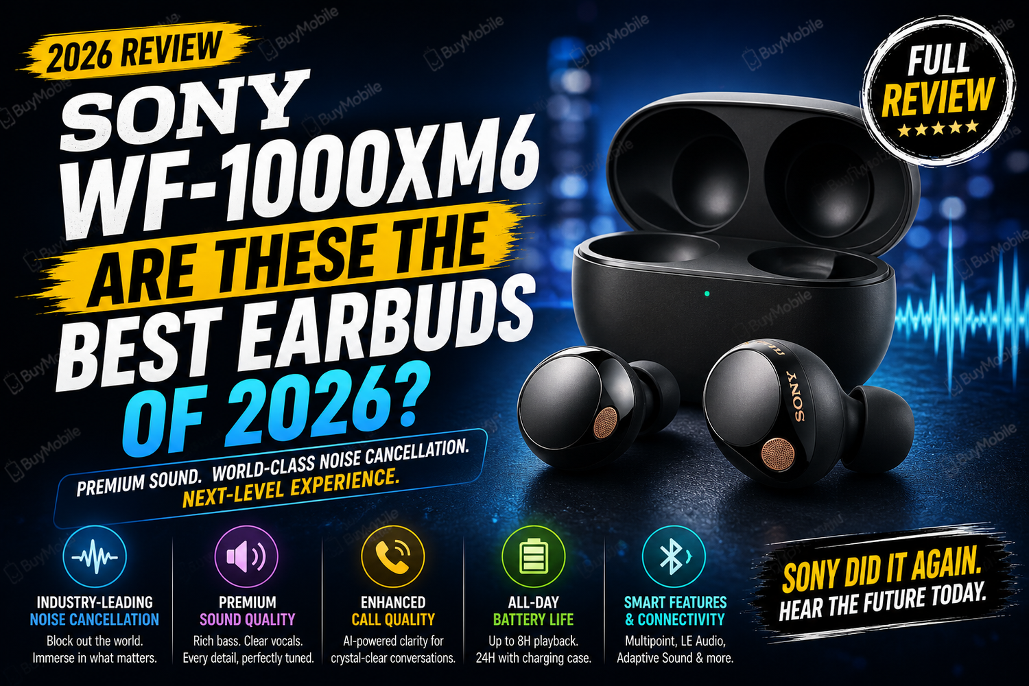 Are These the Best Earbuds of 2026? Sony WF-1000XM6 Full Review